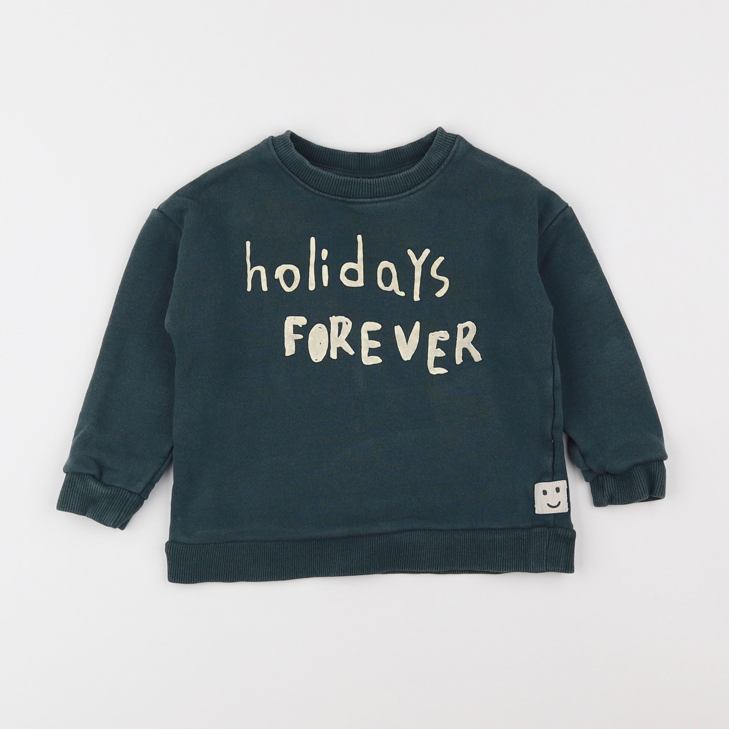 Zara - sweat vert - 3/4 ans