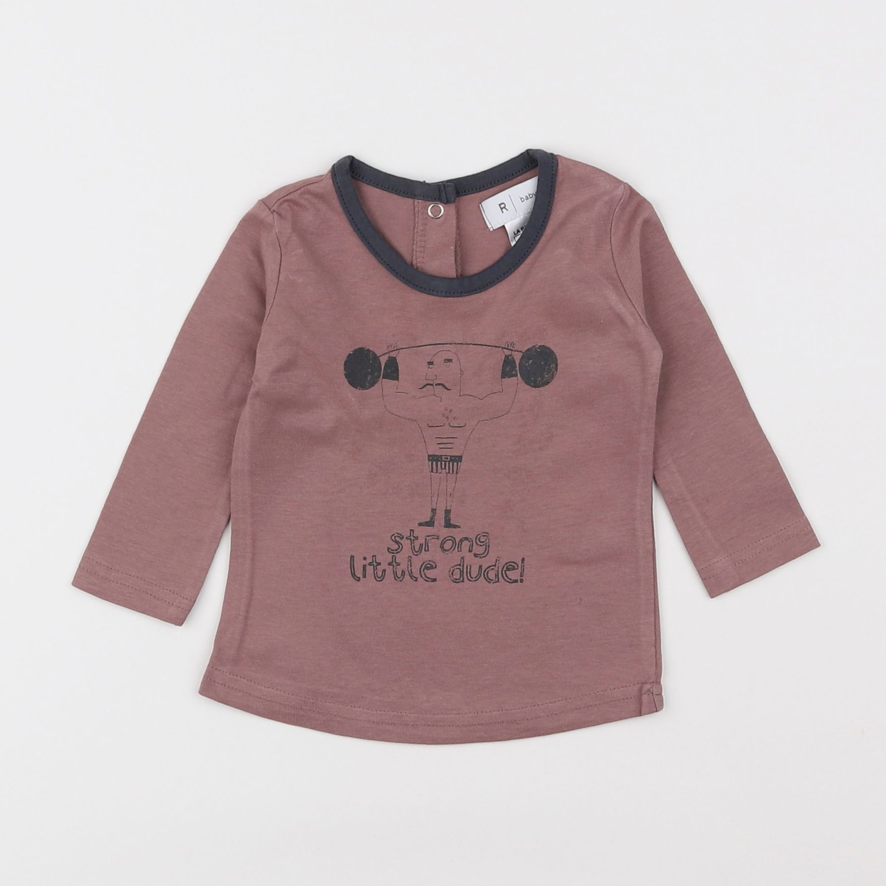 La Redoute - tee-shirt marron - 3 mois