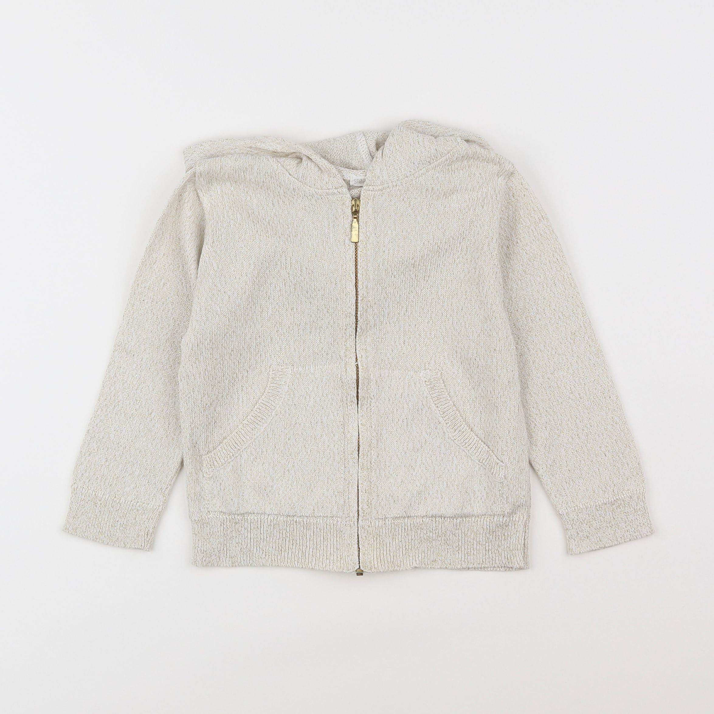 Storytelling - gilet blanc, or - 2 ans