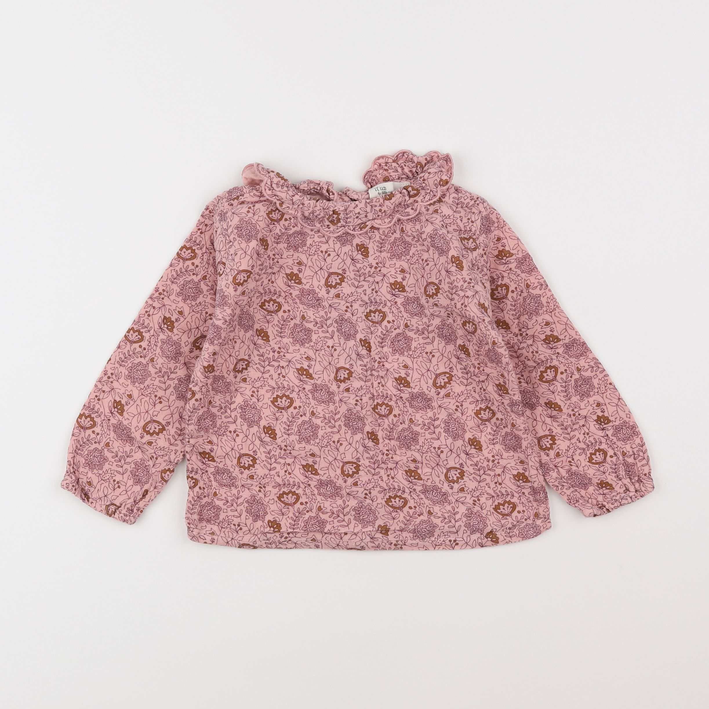 Eden & Victor - blouse rose - 2 ans