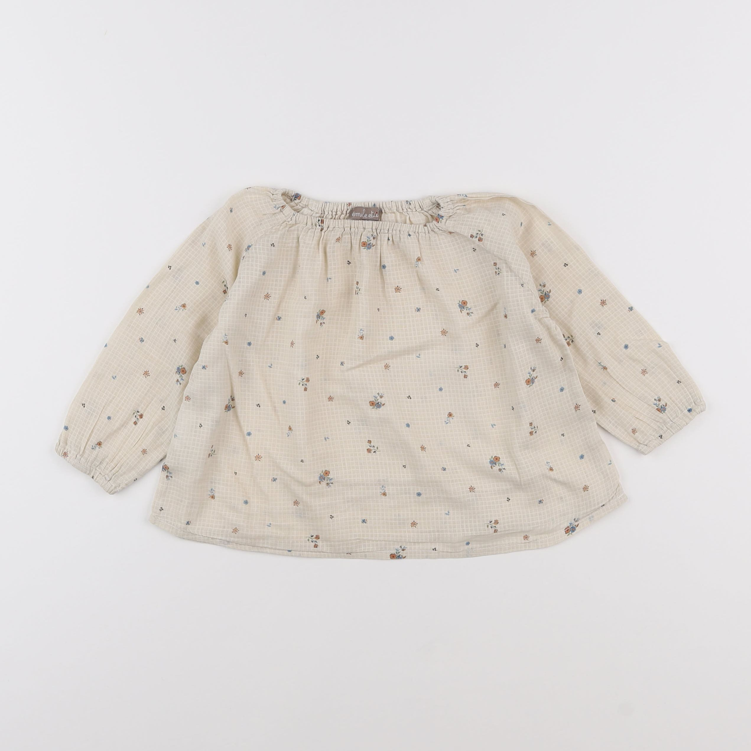 Emile et Ida - blouse beige - 18 mois