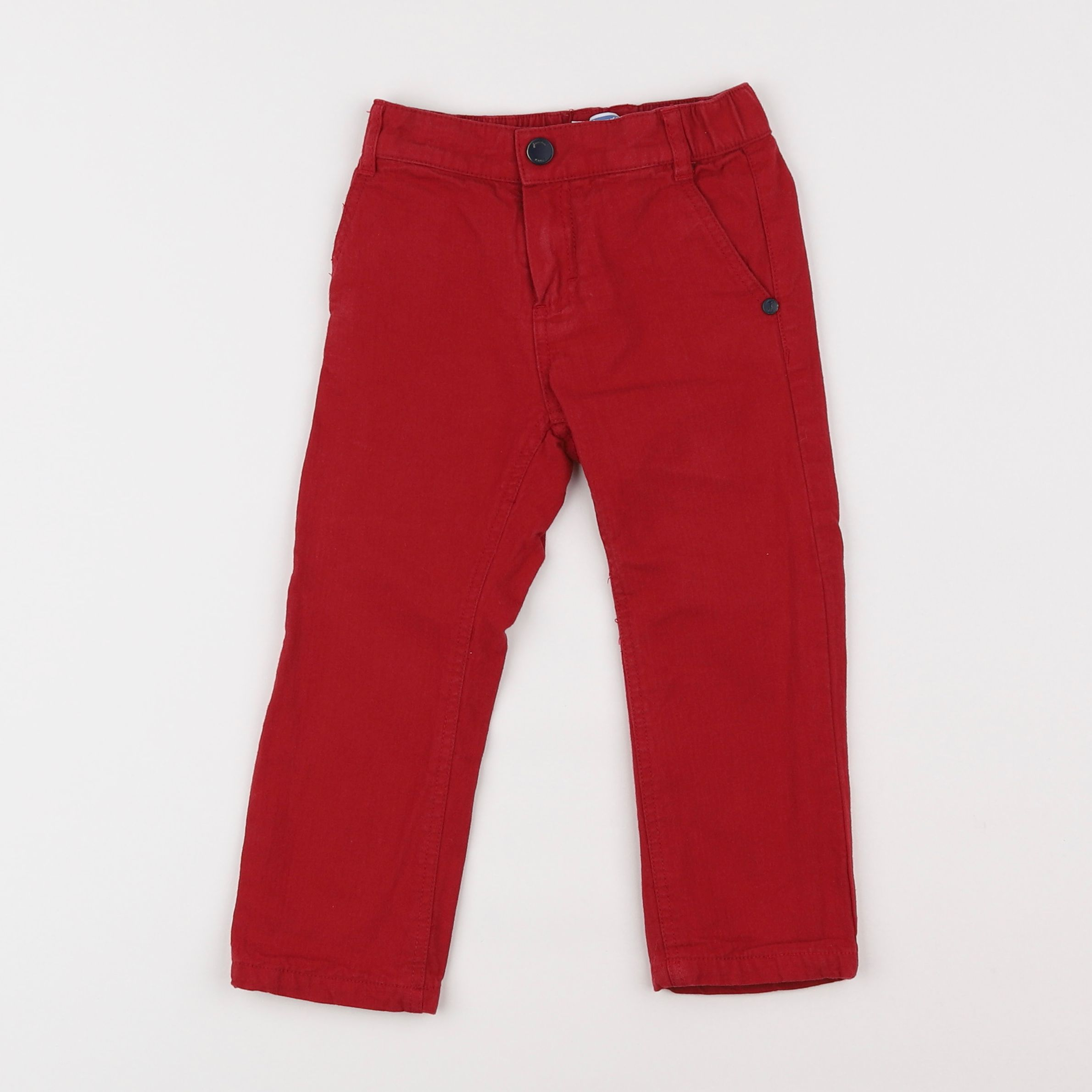 Jacadi - pantalon doublé rouge - 18 mois