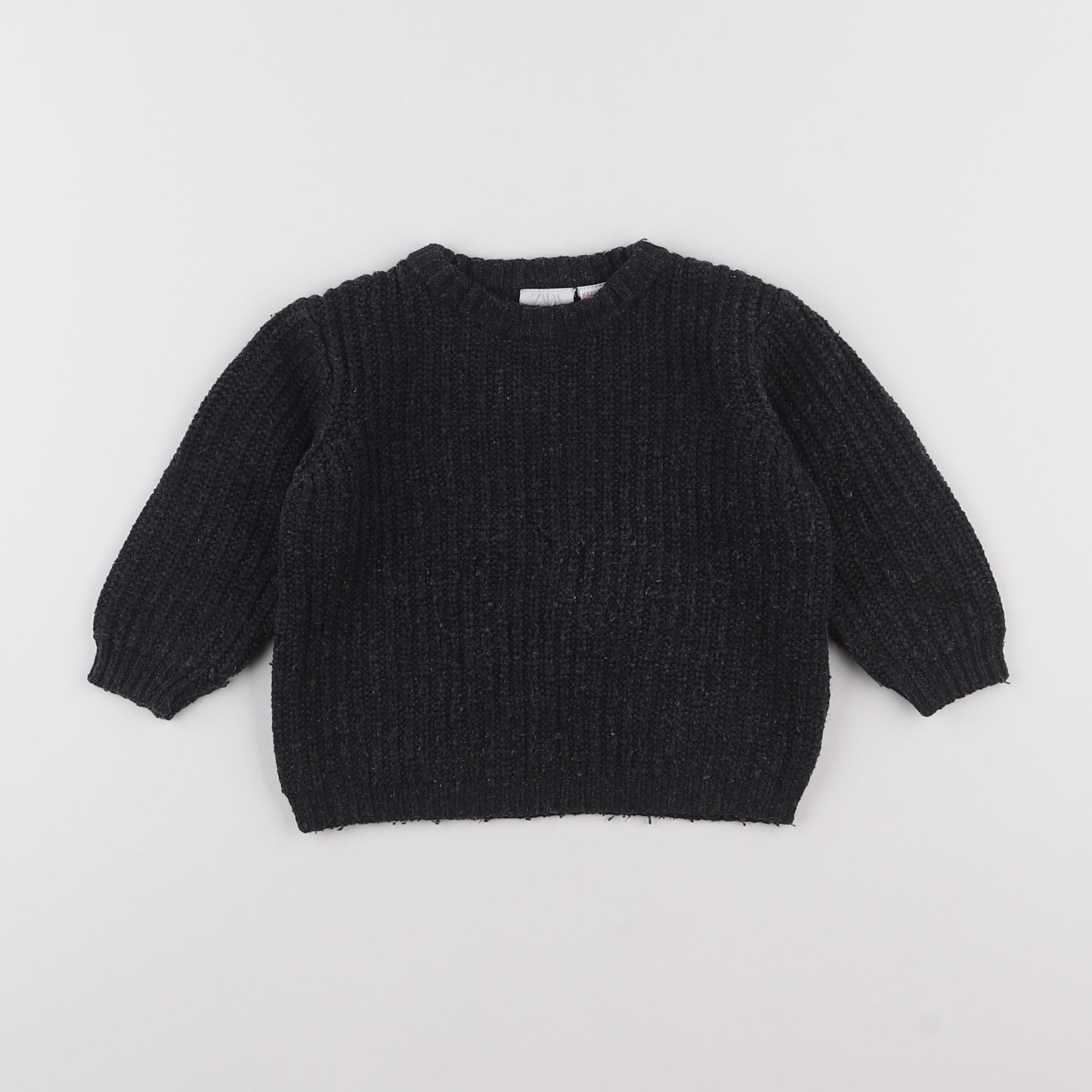 Zara - pull noir - 9/12 mois