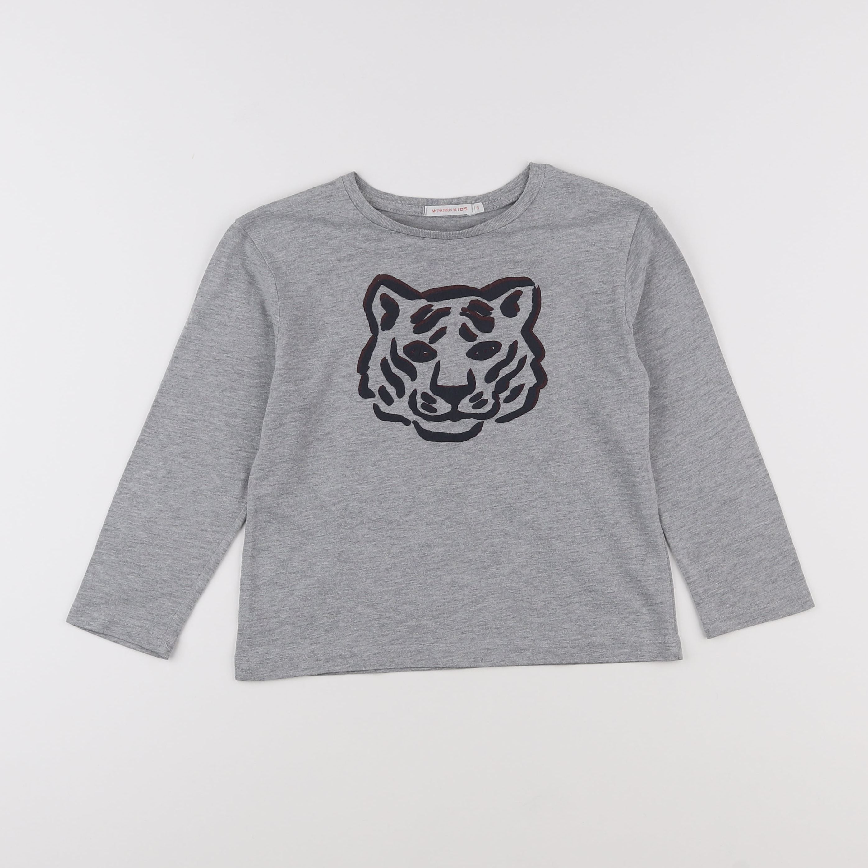 Monoprix - tee-shirt gris - 5 ans