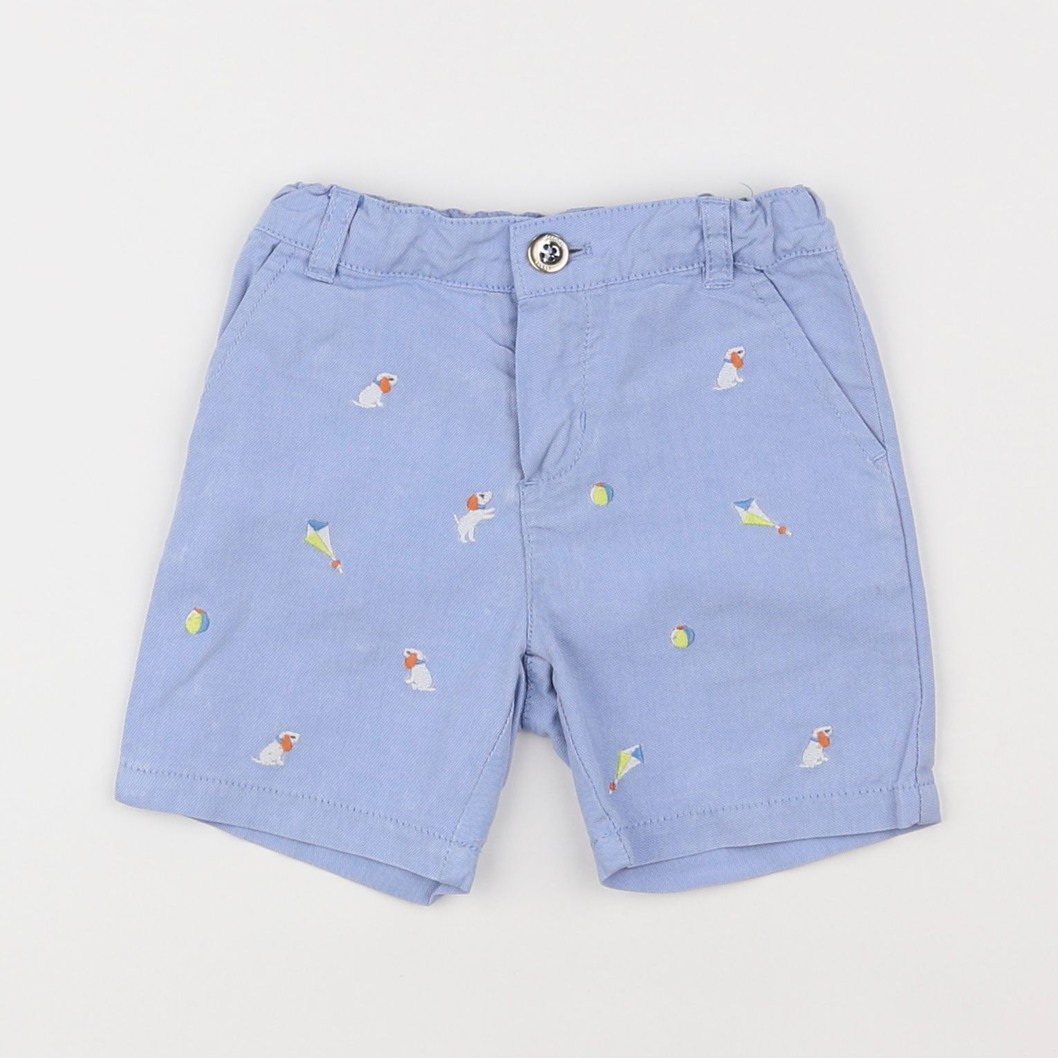 Jacadi - short bleu - 18 mois