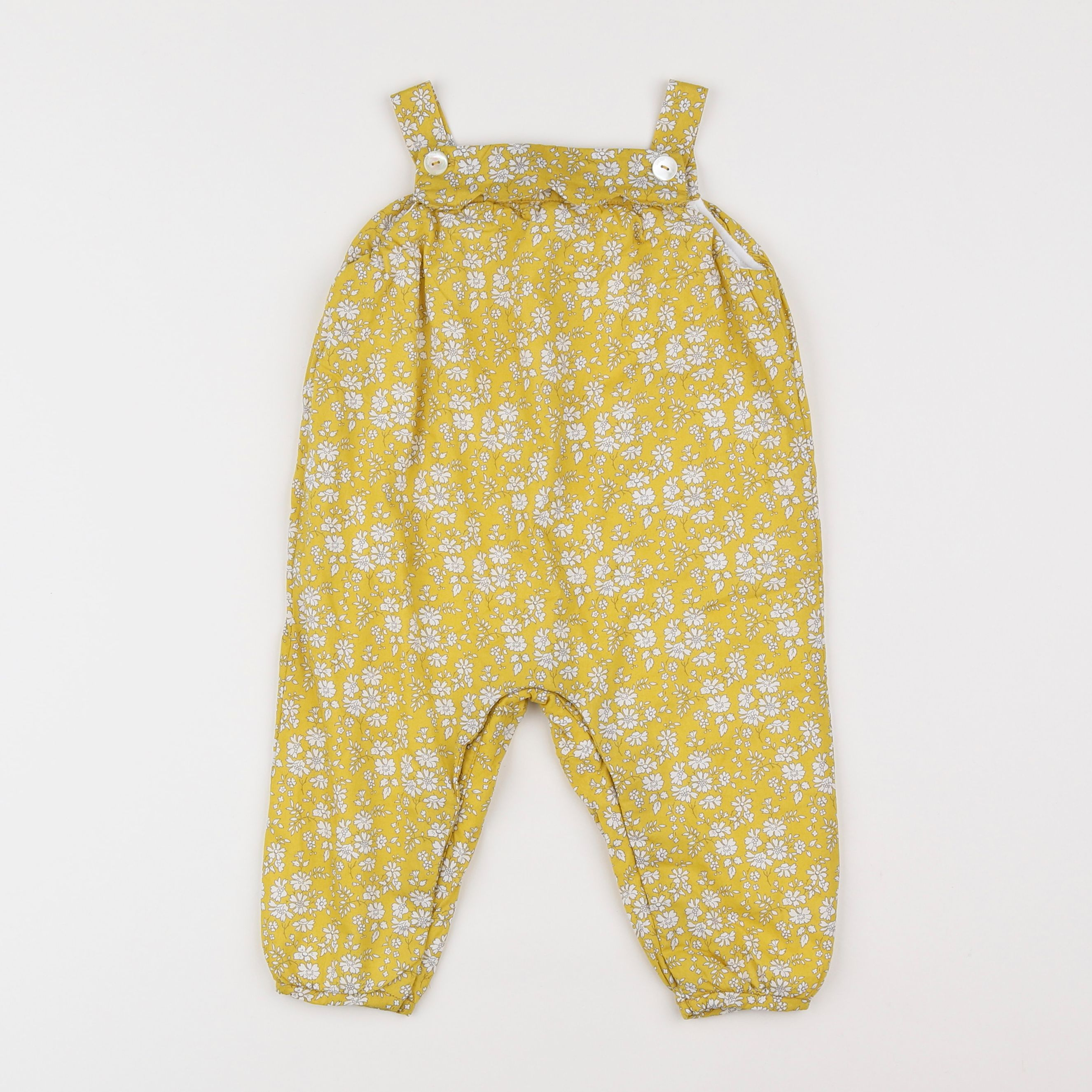 Jacadi - combinaison liberty jaune - 12 mois