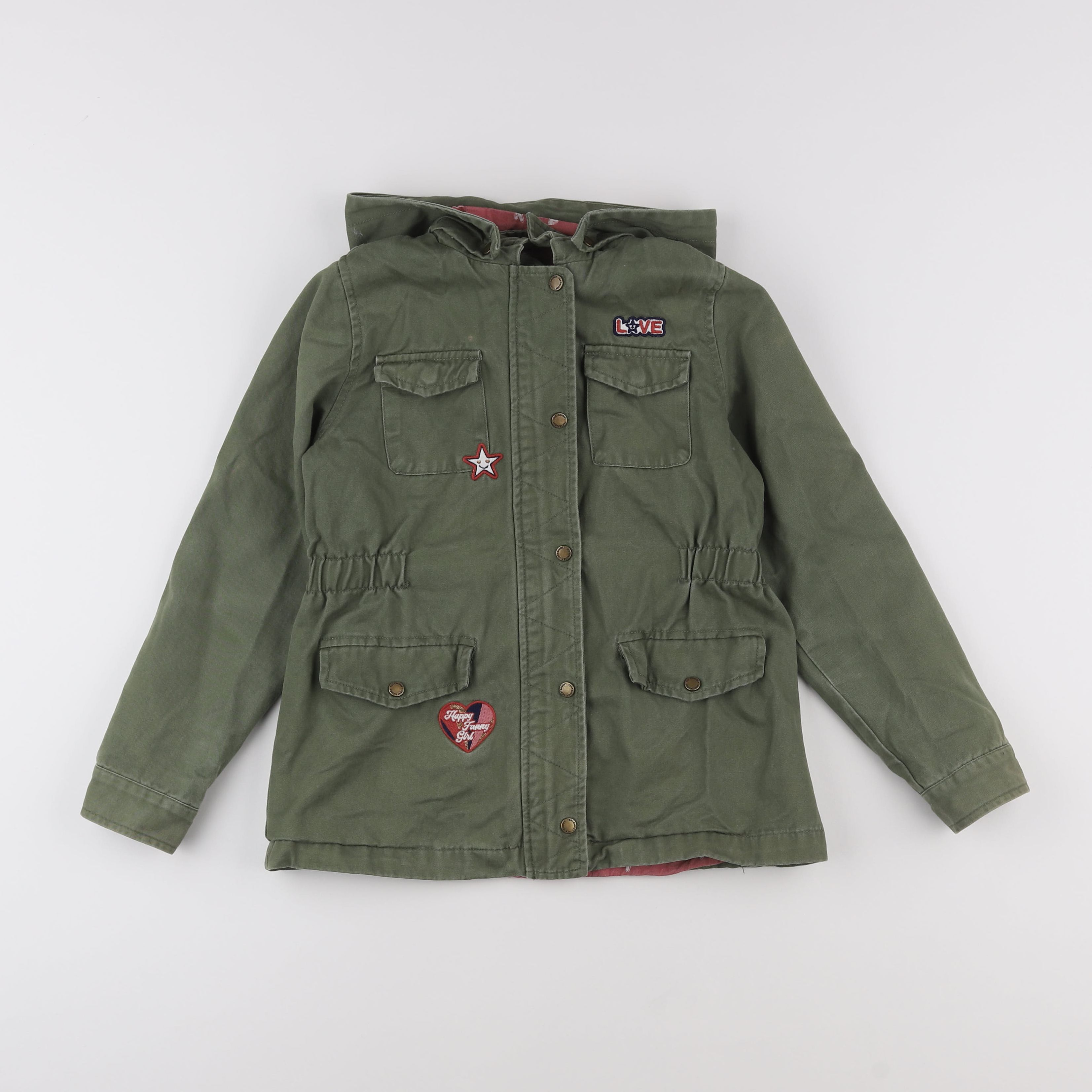 Vertbaudet - veste vert - 8 ans