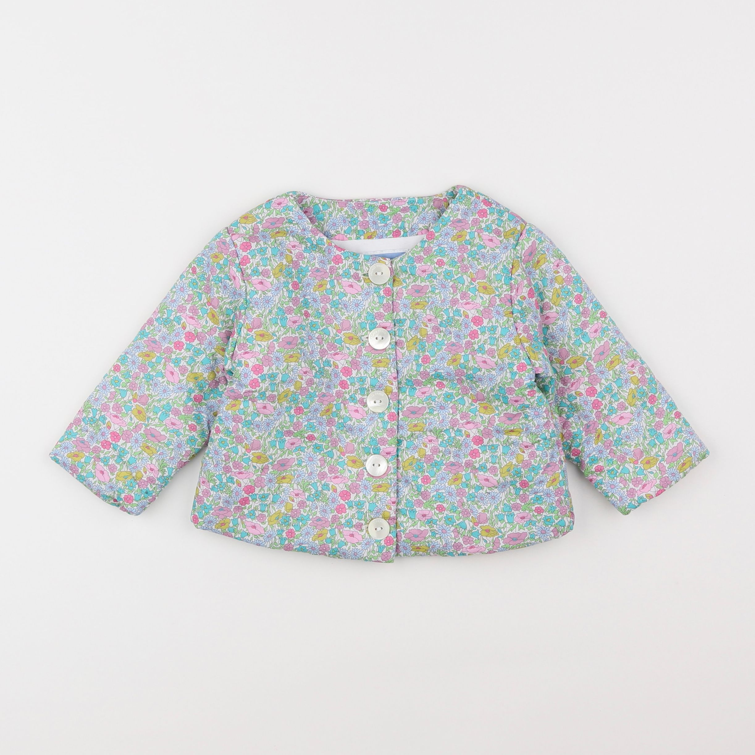 Jacadi - veste liberty multicolore - 12 mois