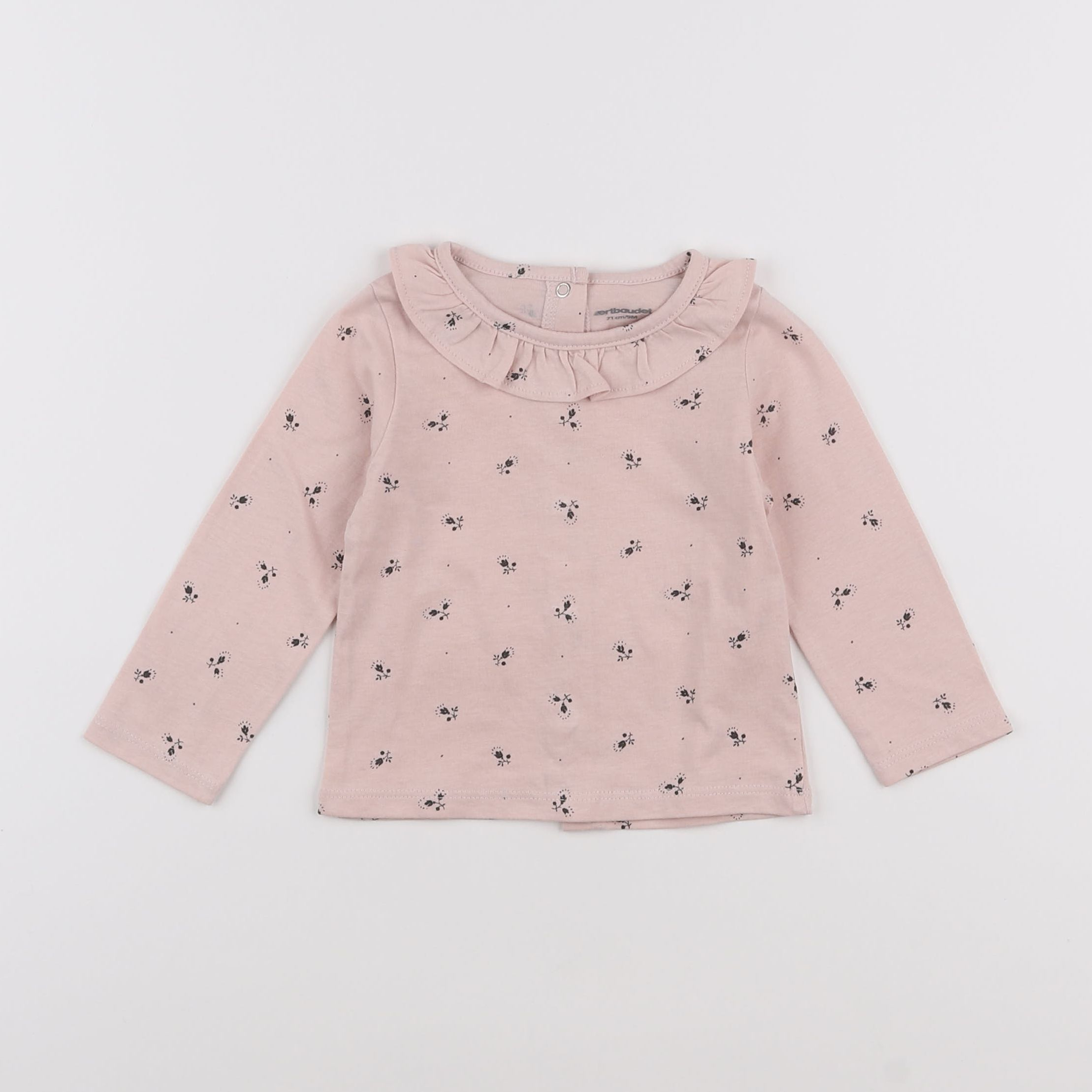 Vertbaudet - tee-shirt rose - 9 mois