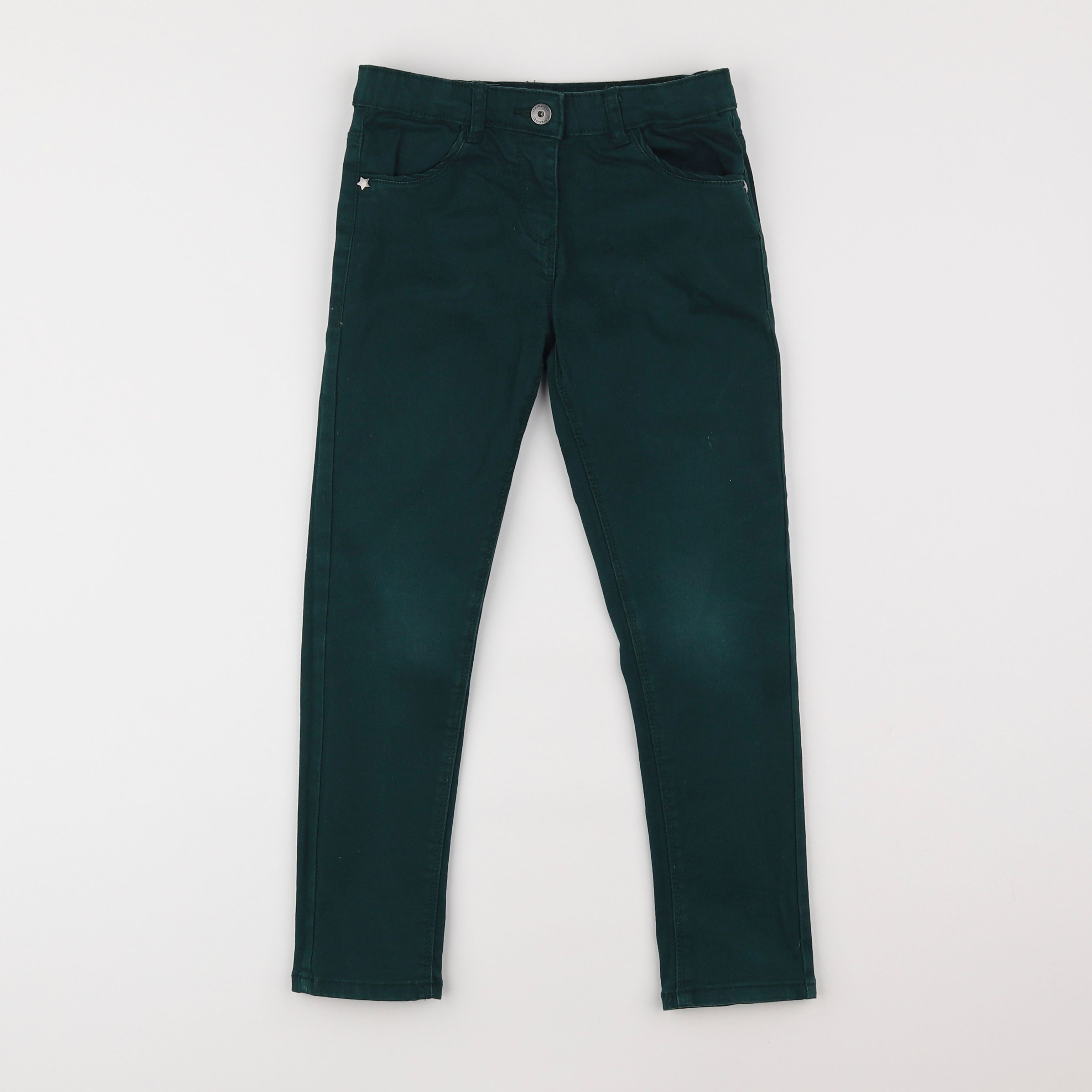 Vertbaudet - pantalon vert - 6 ans