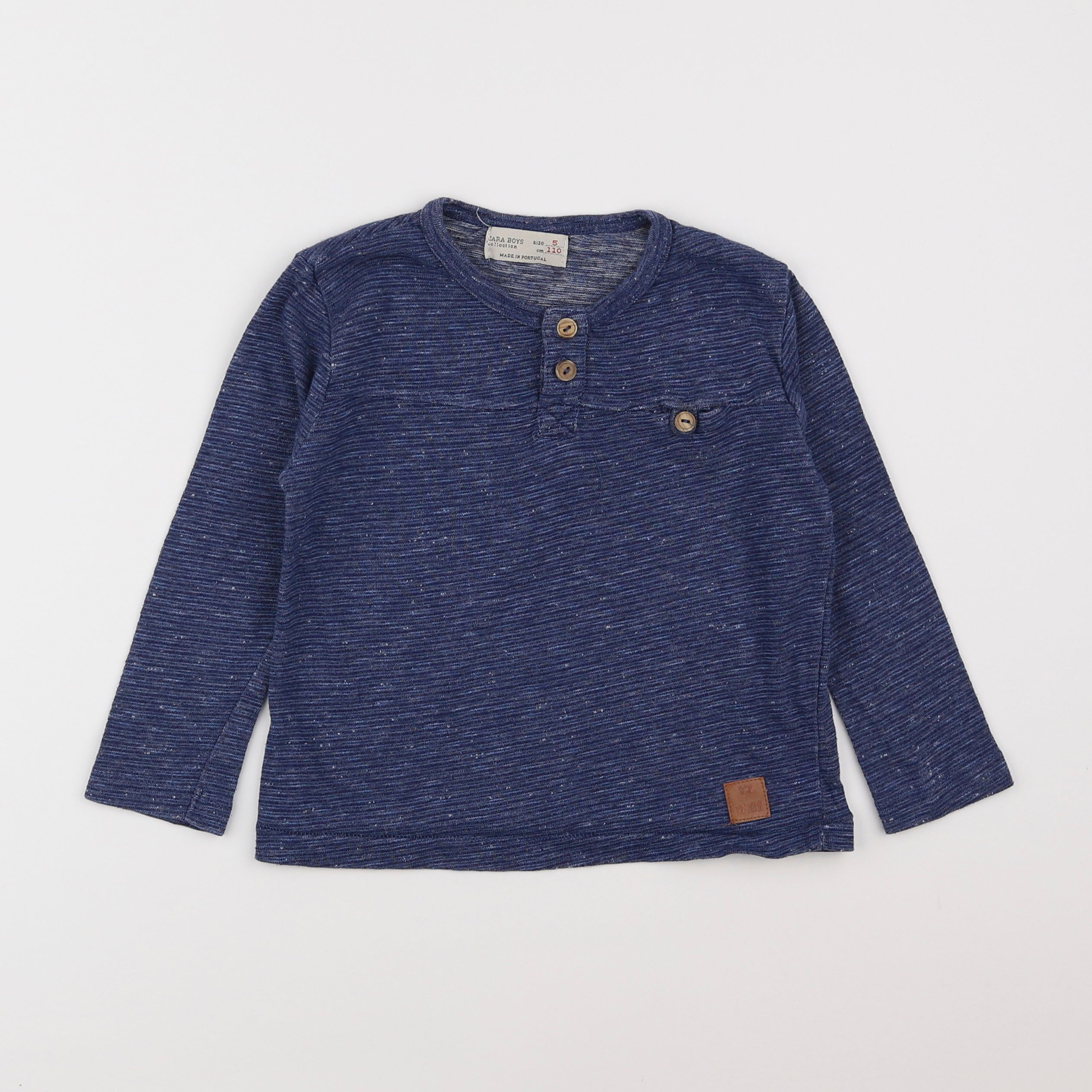 Zara - tee-shirt bleu - 5 ans