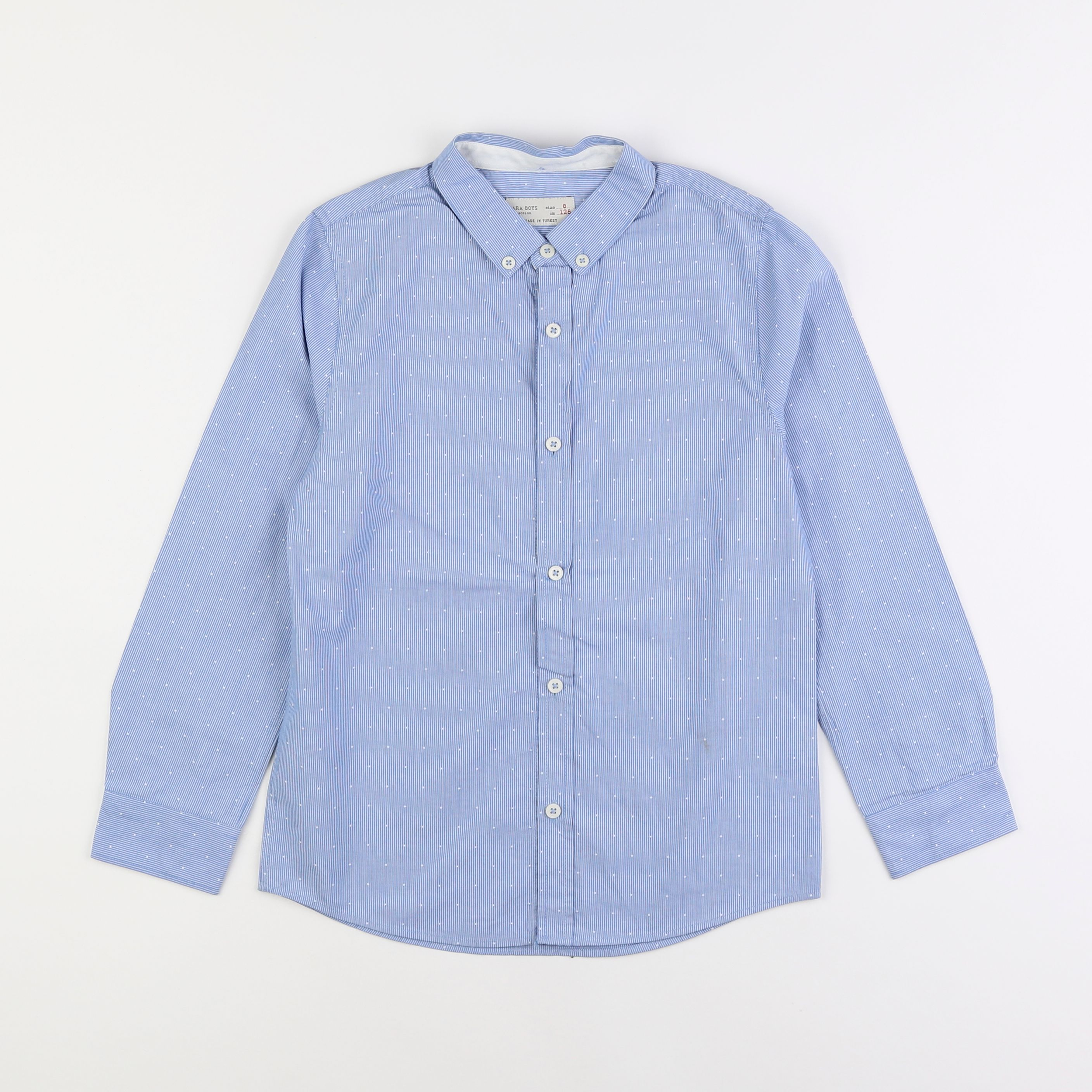 Zara - chemise bleu - 8 ans