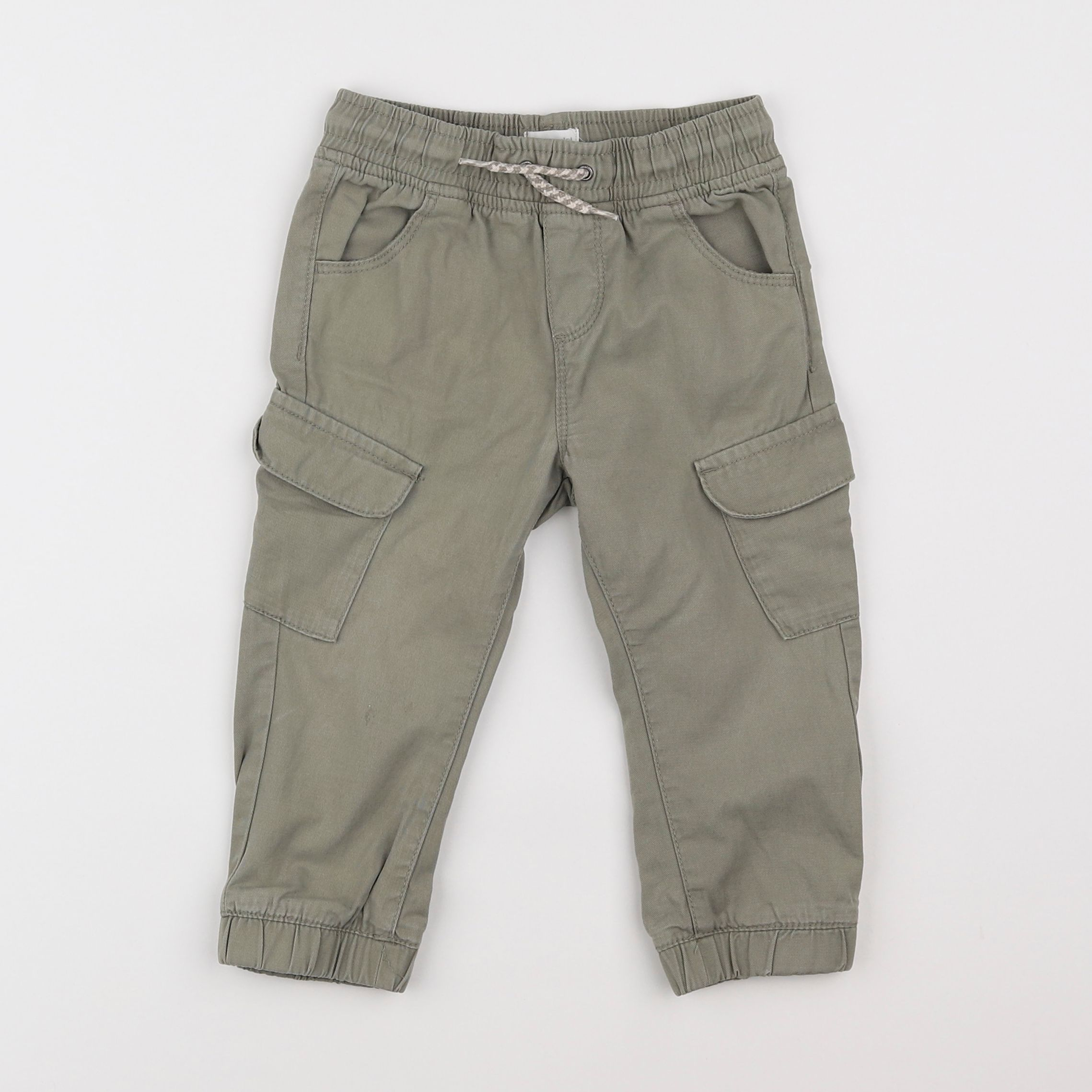 Vertbaudet - pantalon vert - 2 ans