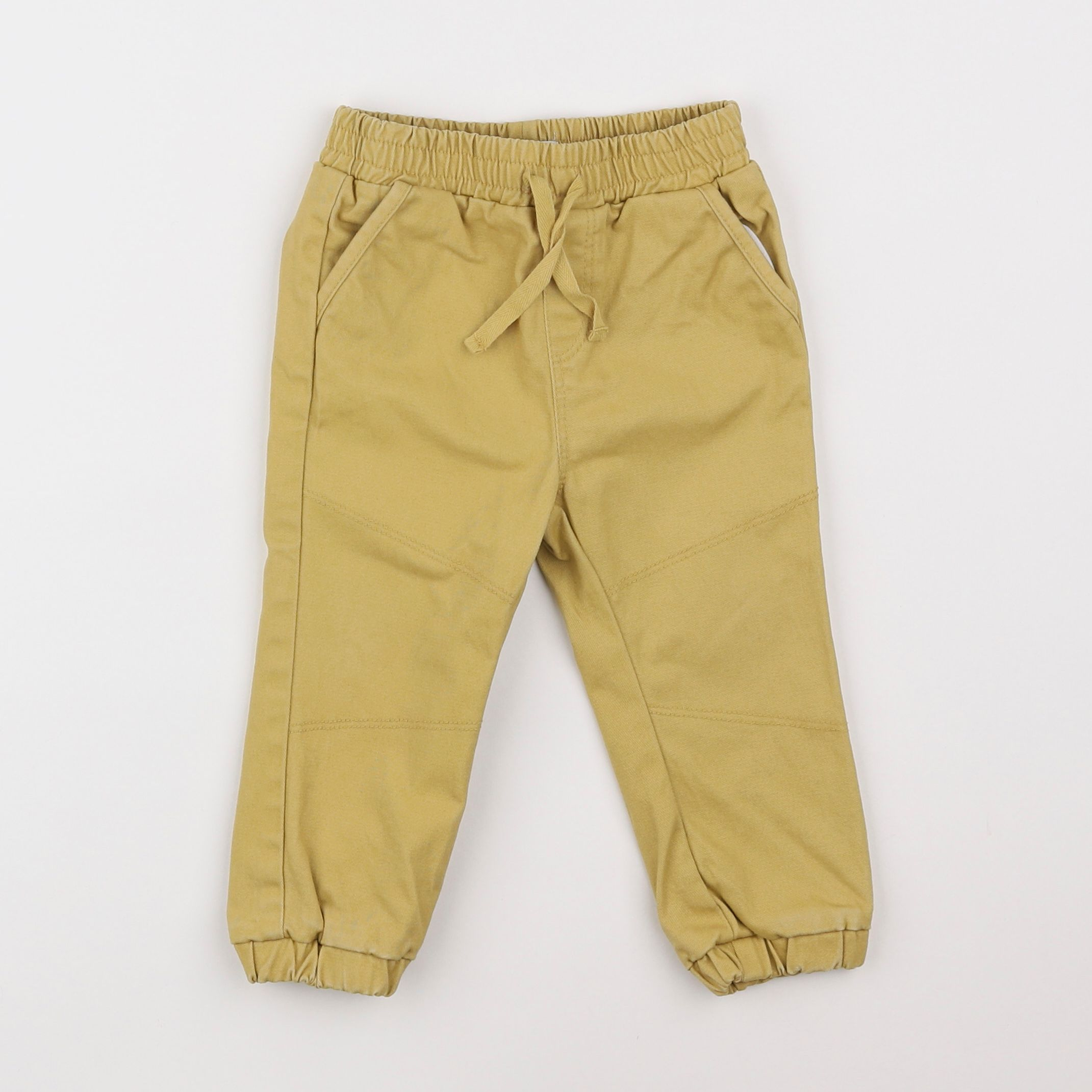 Vertbaudet - pantalon jaune - 18 mois