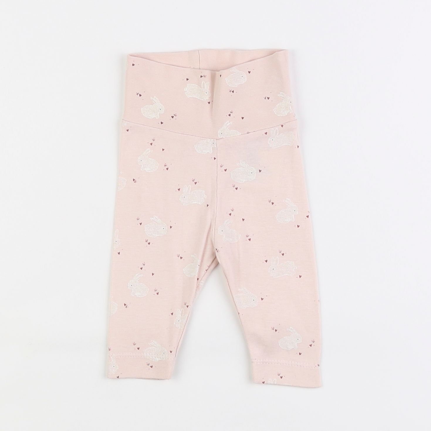 H&M - legging rose - 0/1 mois