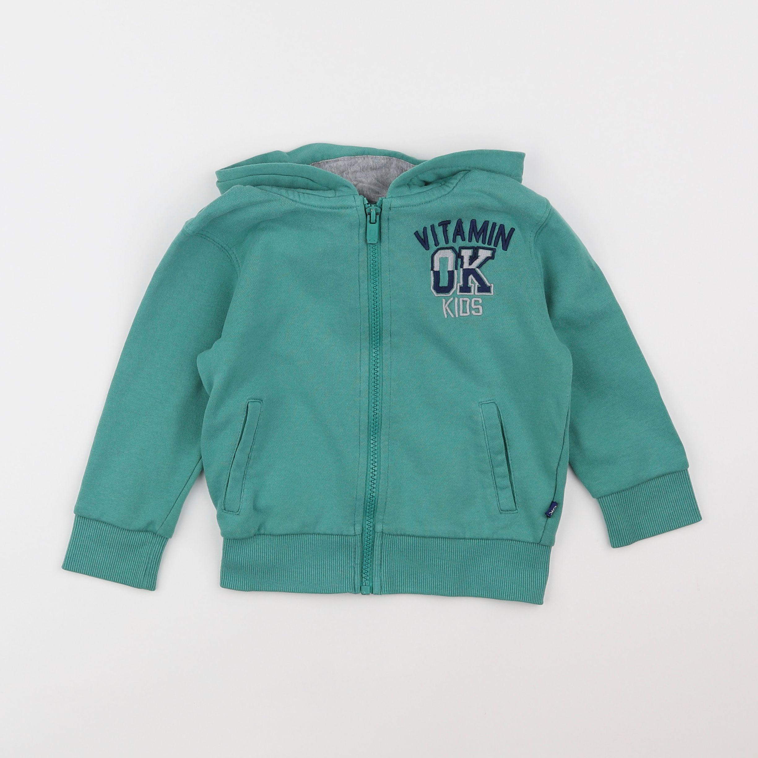 Okaidi - sweat vert - 3 ans