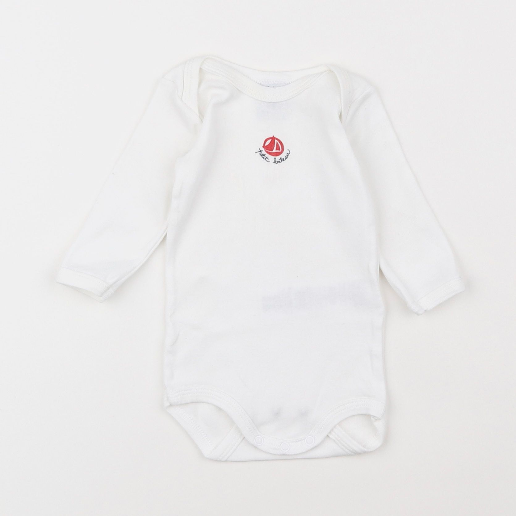 Petit Bateau - body blanc - 3 mois