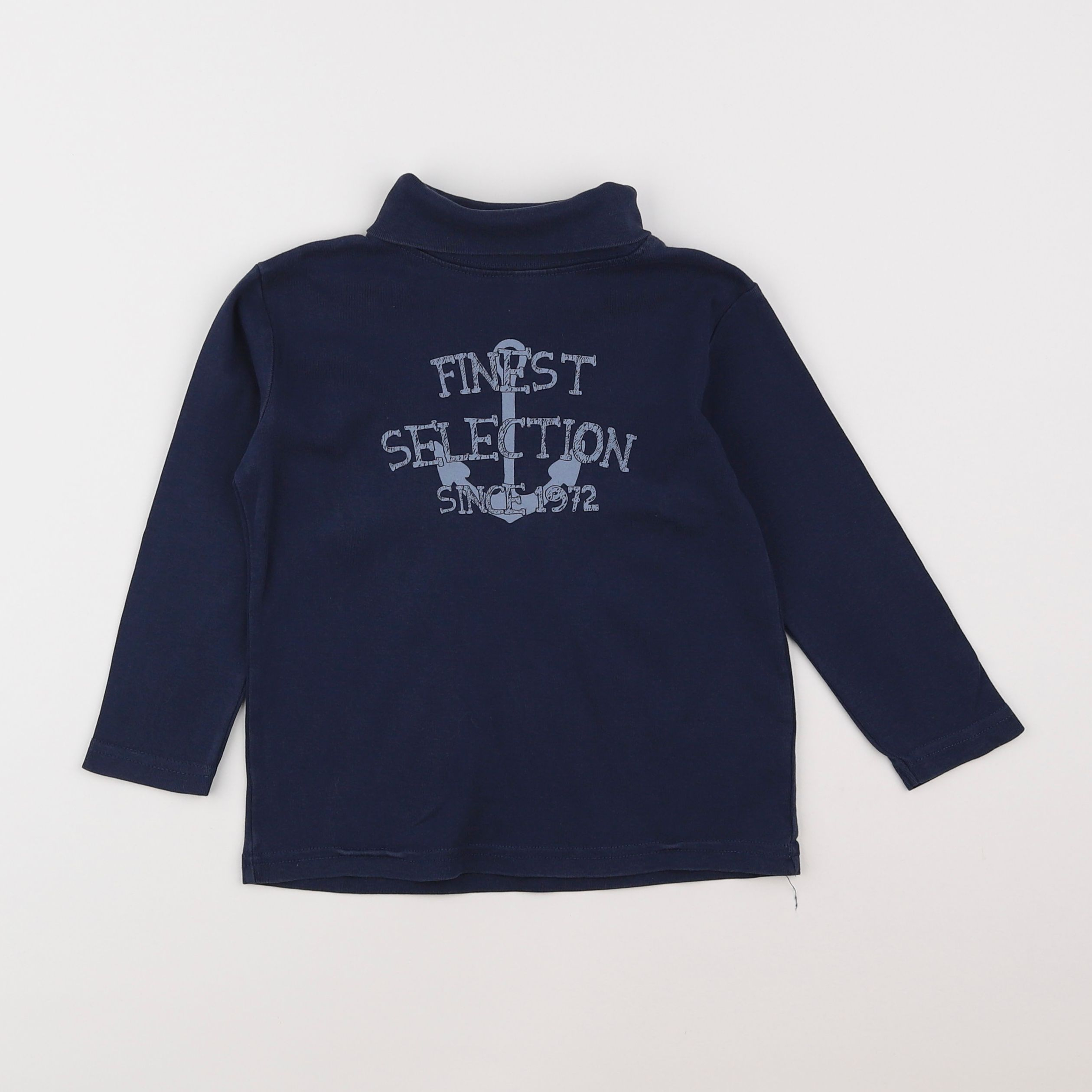 Vertbaudet - sous-pull bleu - 4 ans