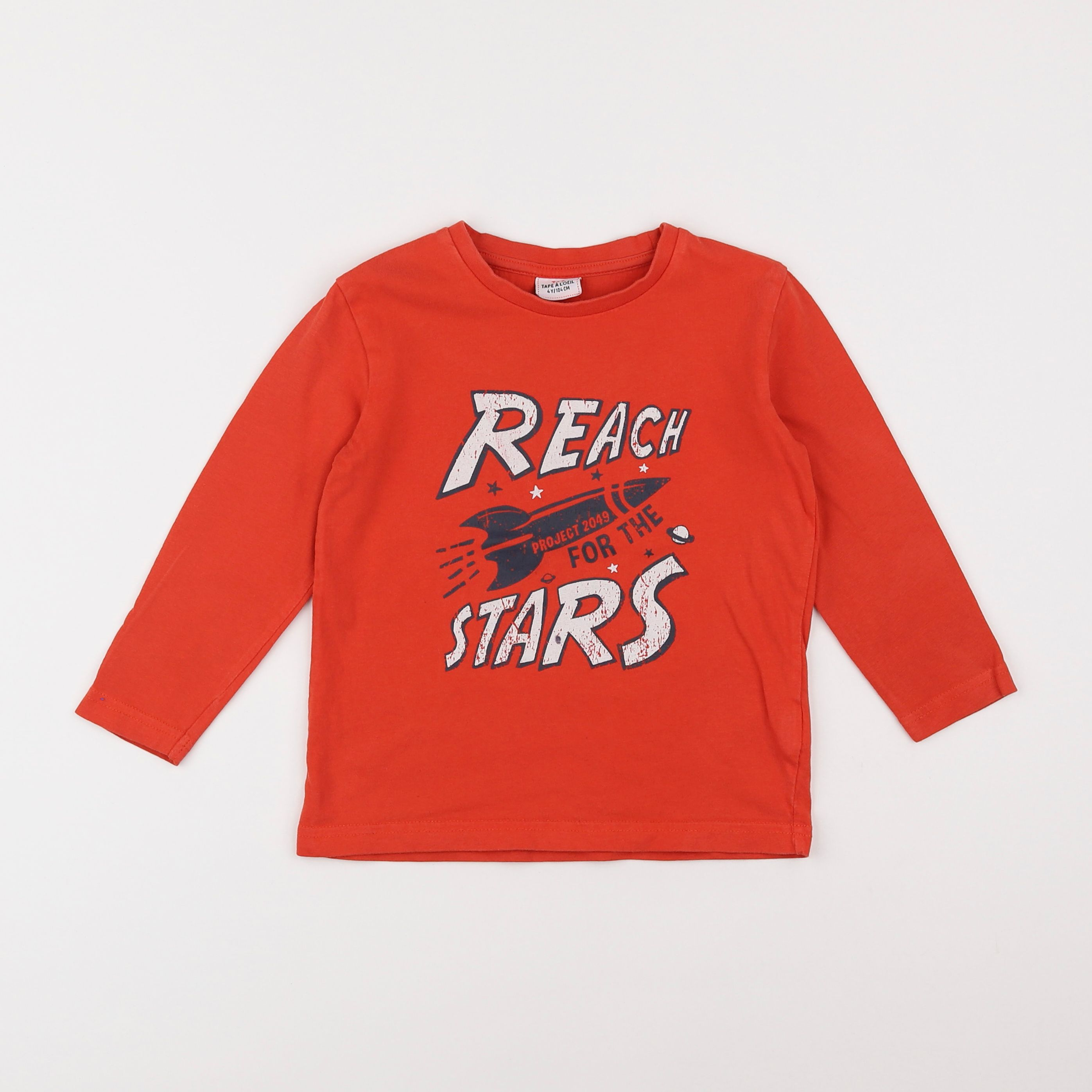 Tape à l'oeil - tee-shirt orange - 4 ans