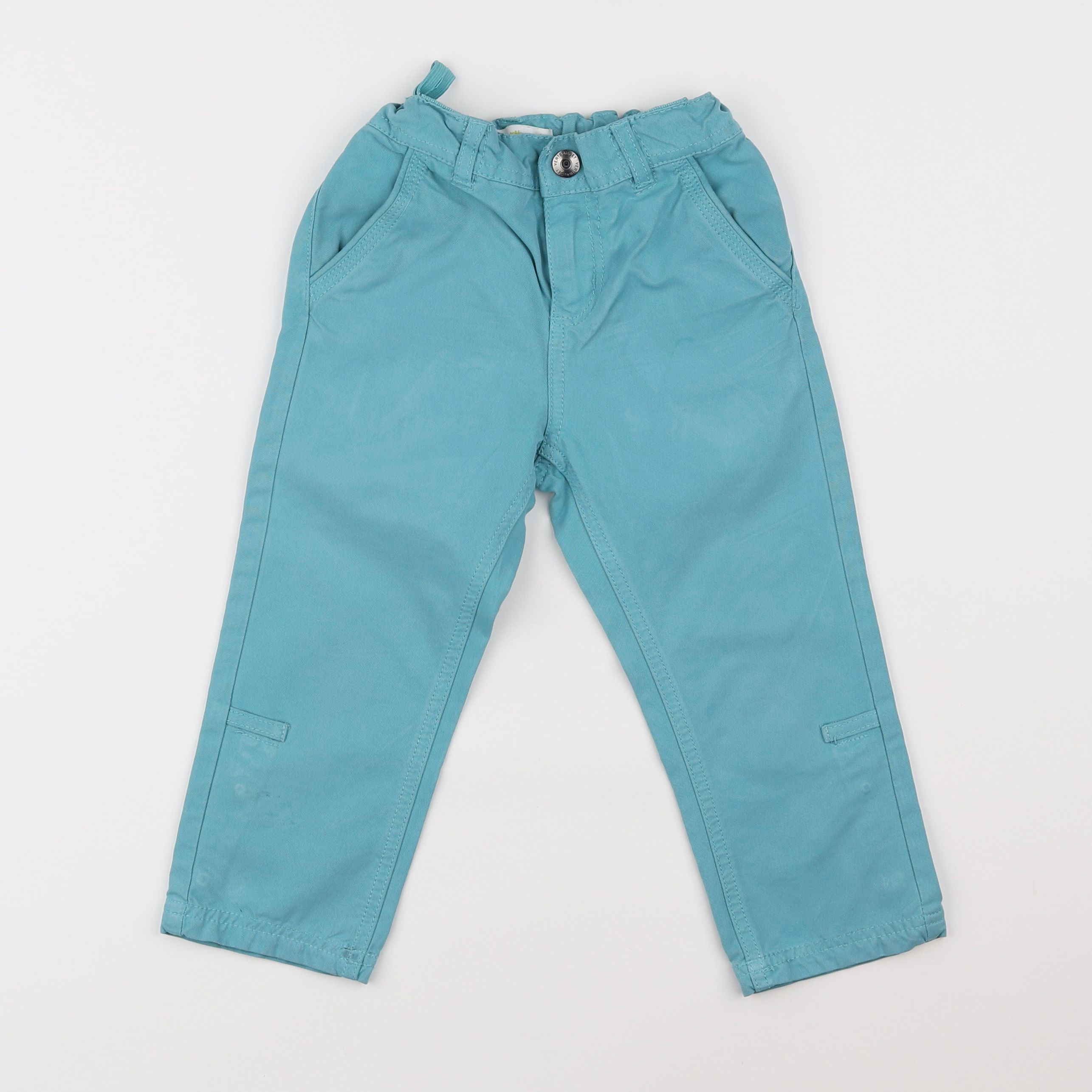 Vertbaudet - pantalon vert - 6 ans