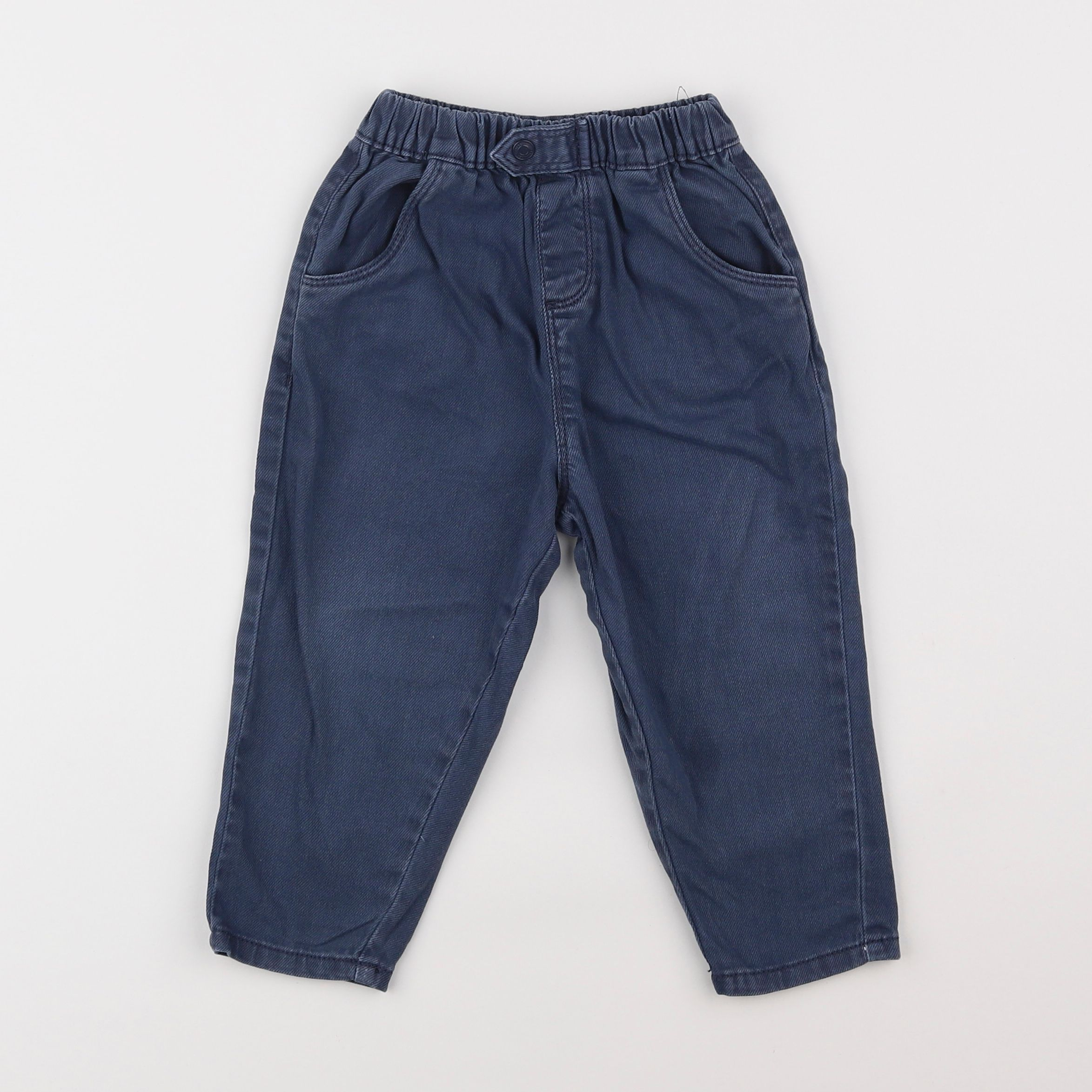 Vertbaudet - pantalon bleu - 2 ans