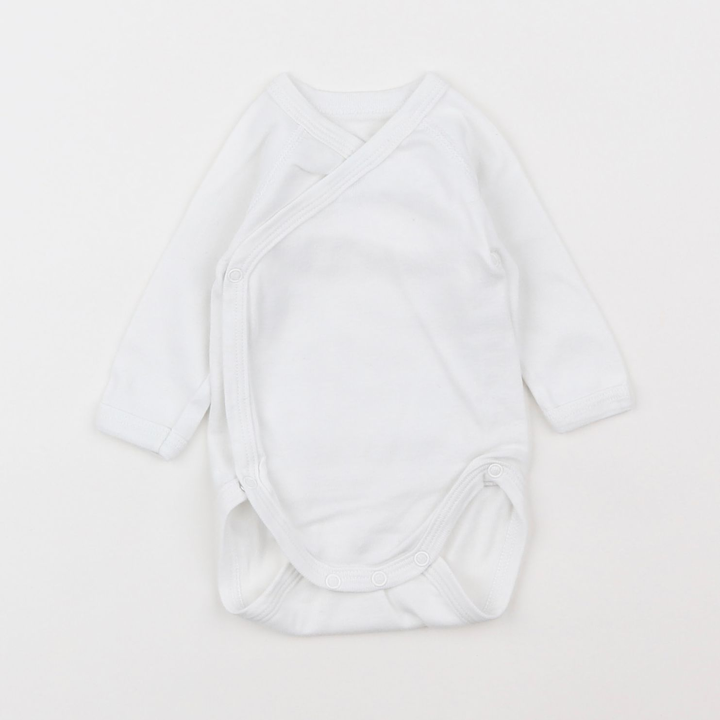 Petit Bateau - body blanc - 1 mois