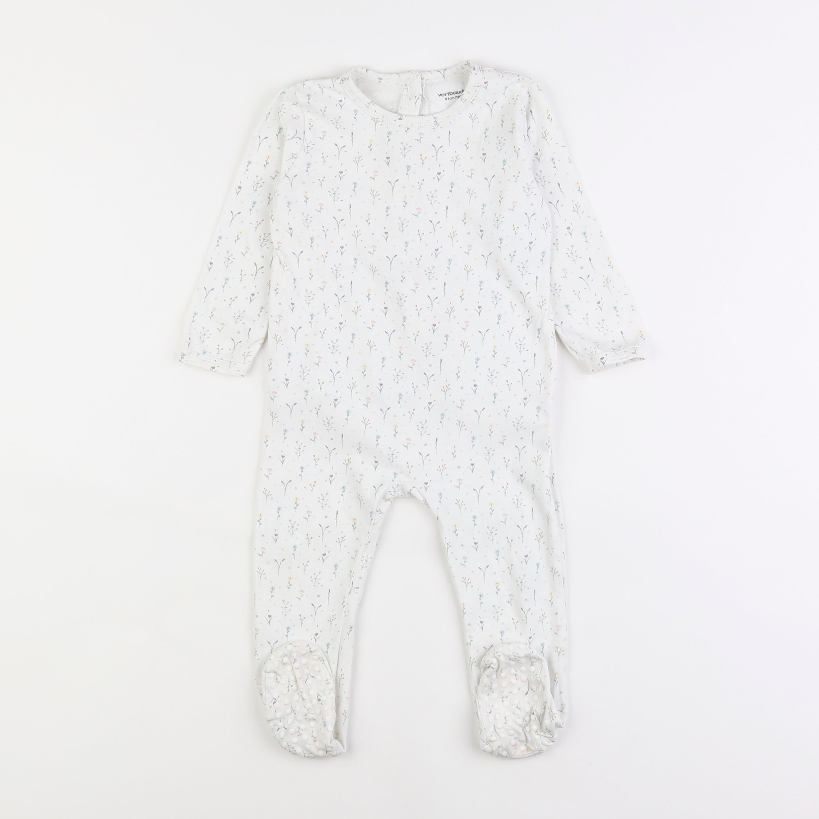 Vertbaudet - pyjama coton multicolore - 18 mois