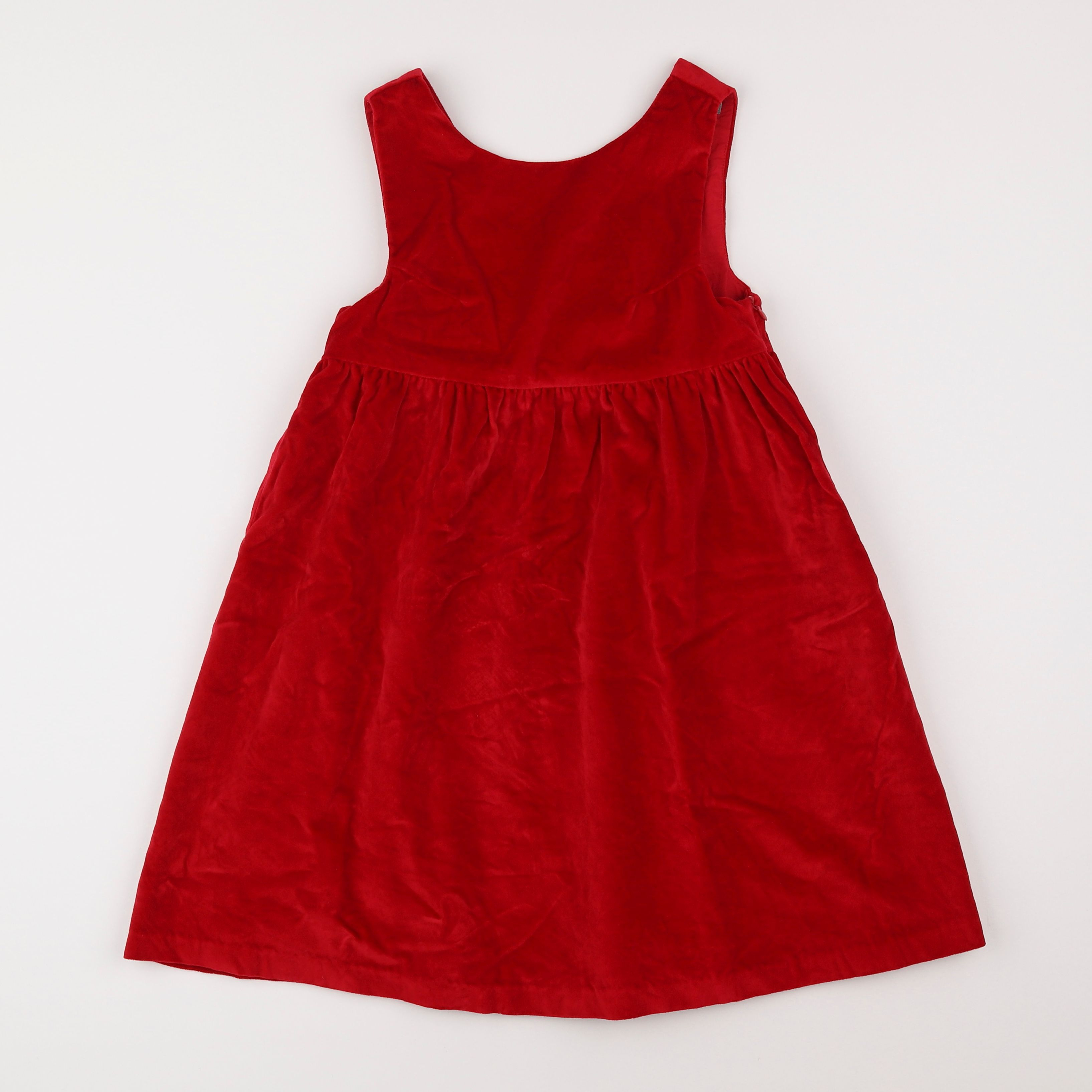 Vertbaudet - robe rouge - 10 ans