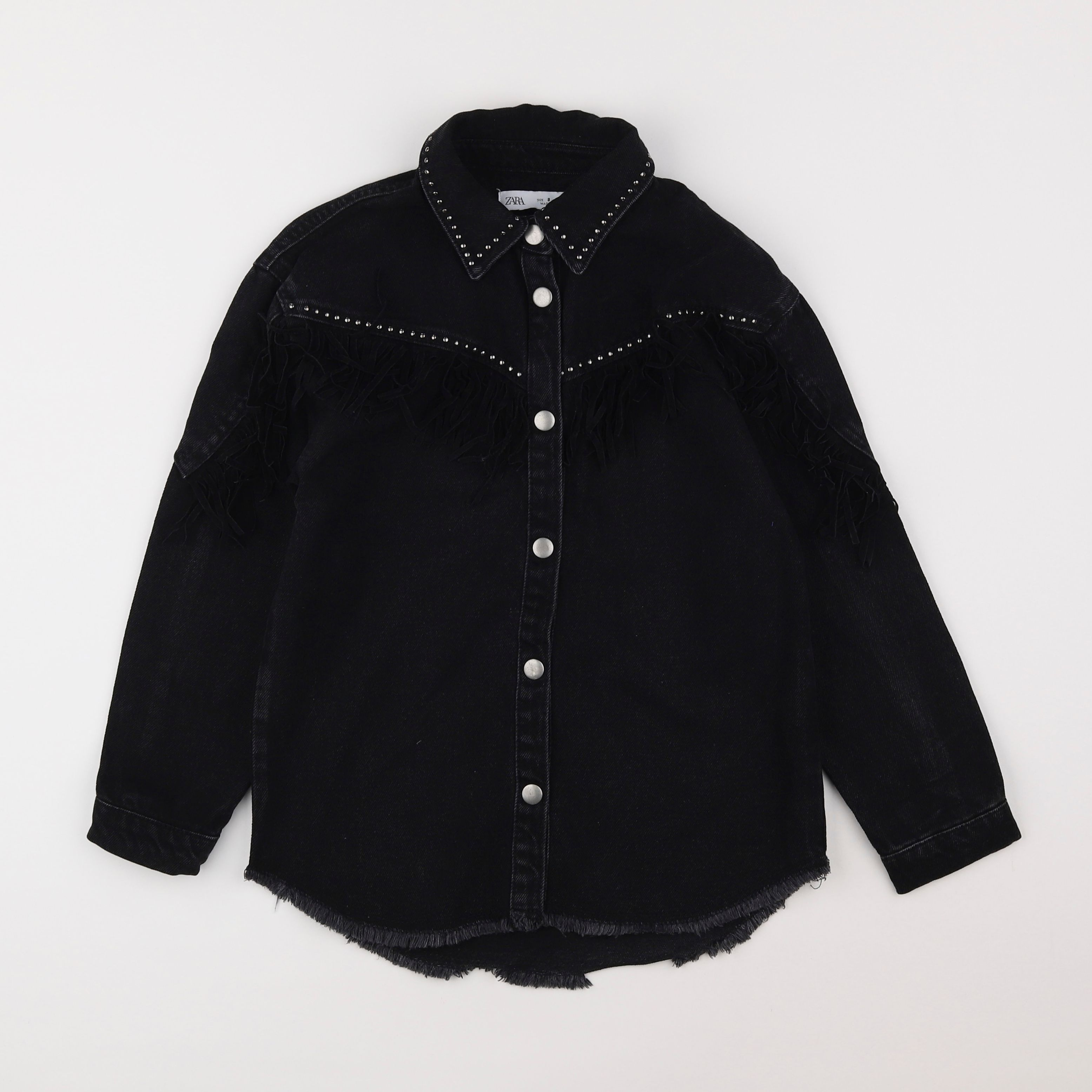 Zara - chemise noir - 8 ans