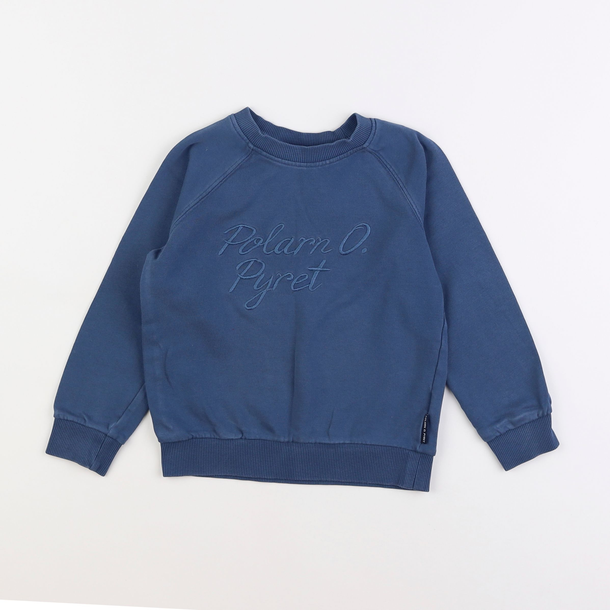 Polarn O. Pyret - sweat bleu - 4/5 ans