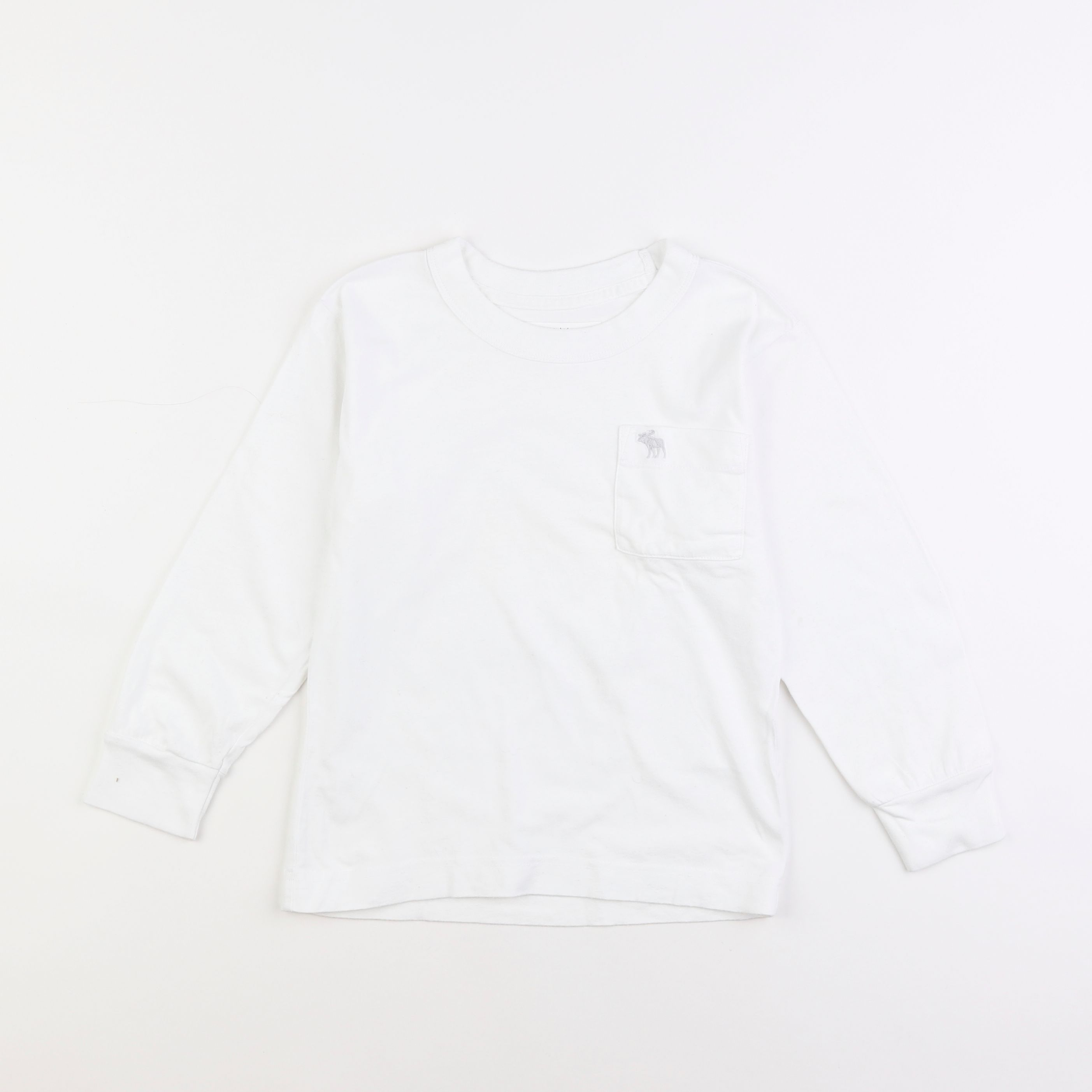 Abercrombie - tee-shirt blanc - 5/6 ans