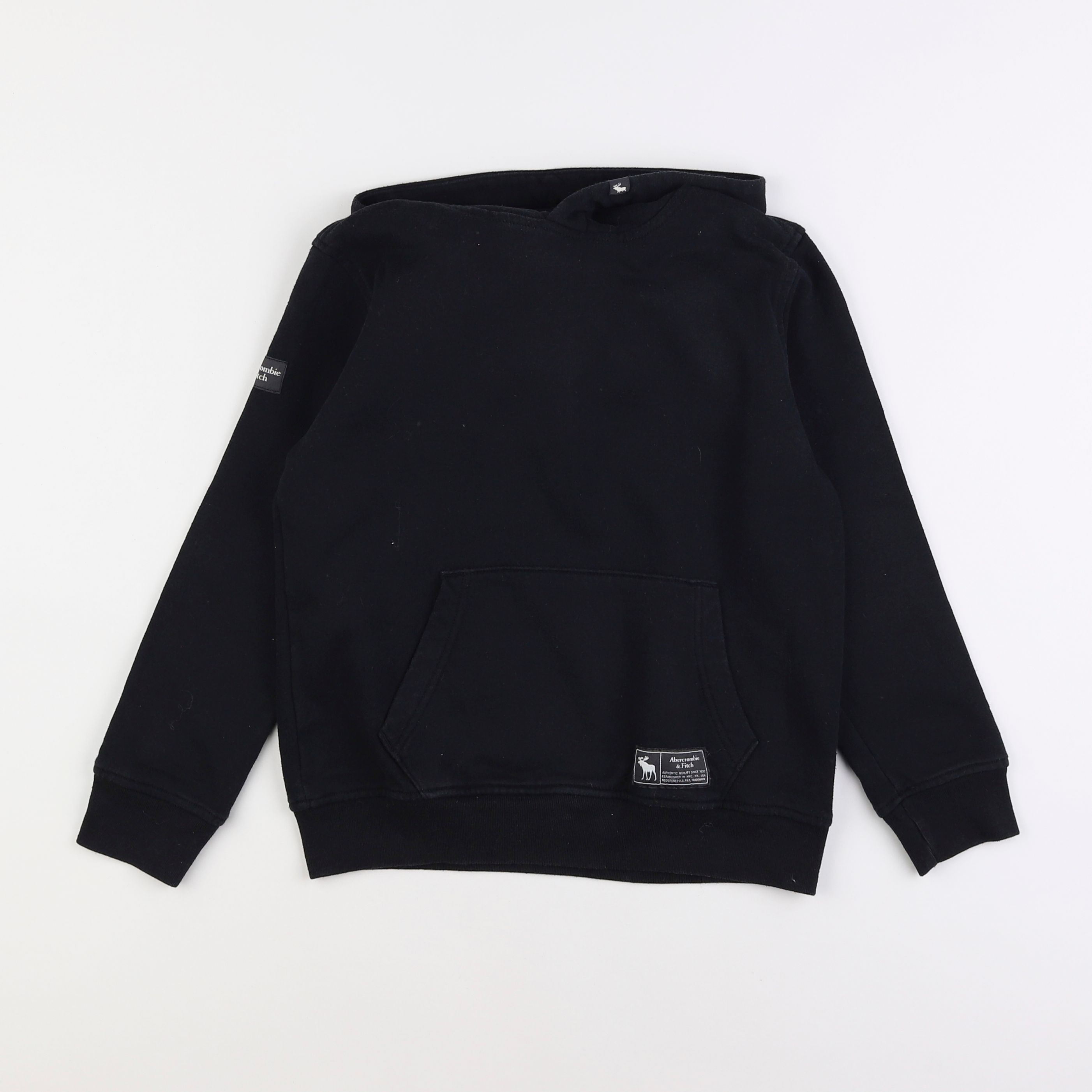 Abercrombie - sweat noir - 7/8 ans