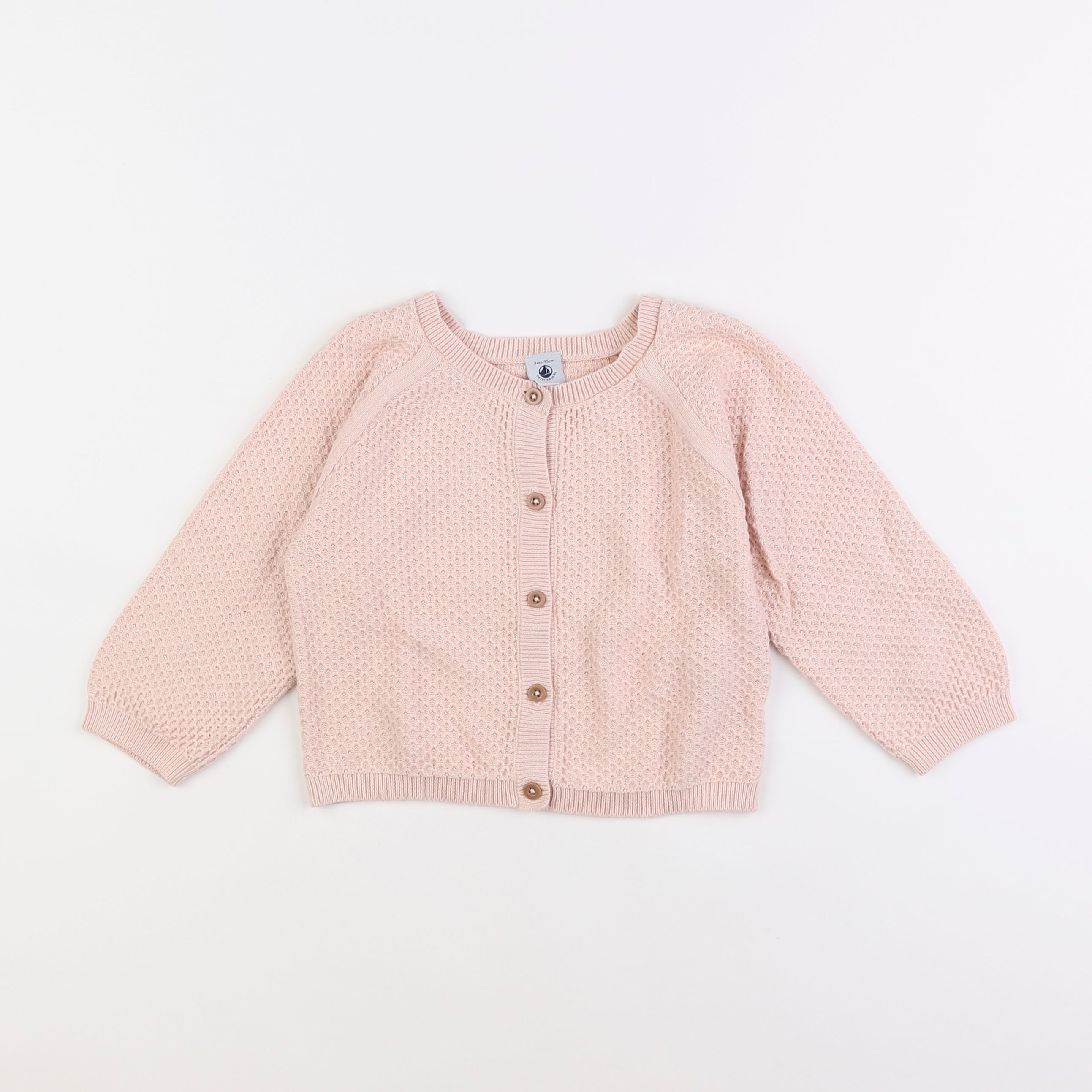 Boutchou - gilet rose - 3 ans