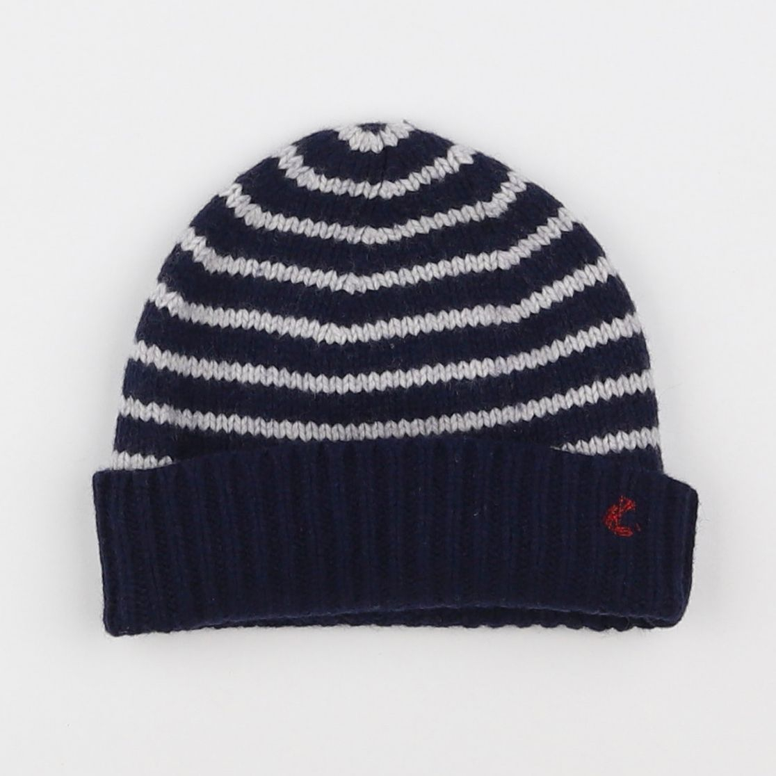 Petit Bateau - bonnet bleu - 3/4 ans