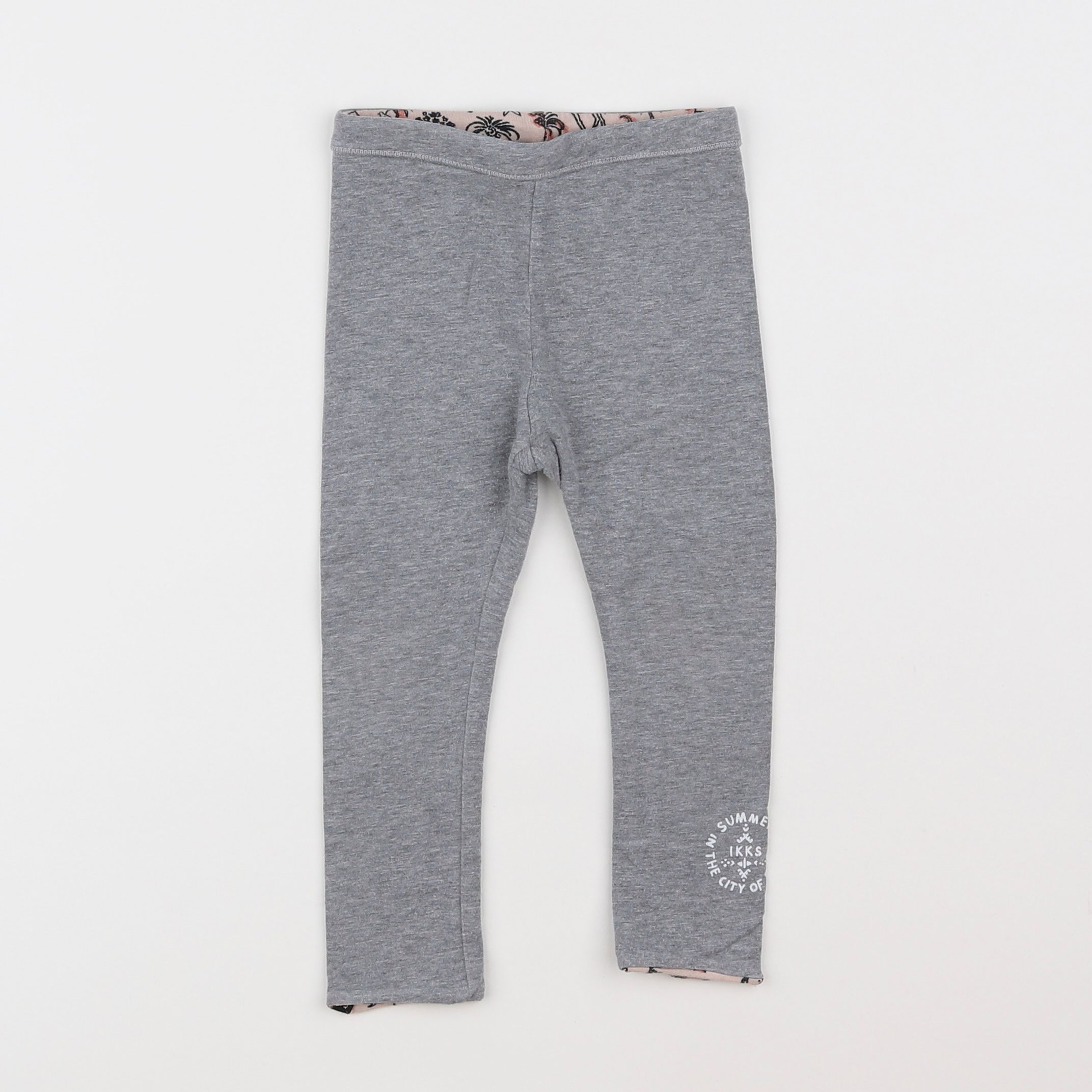 IKKS - legging gris - 9 mois