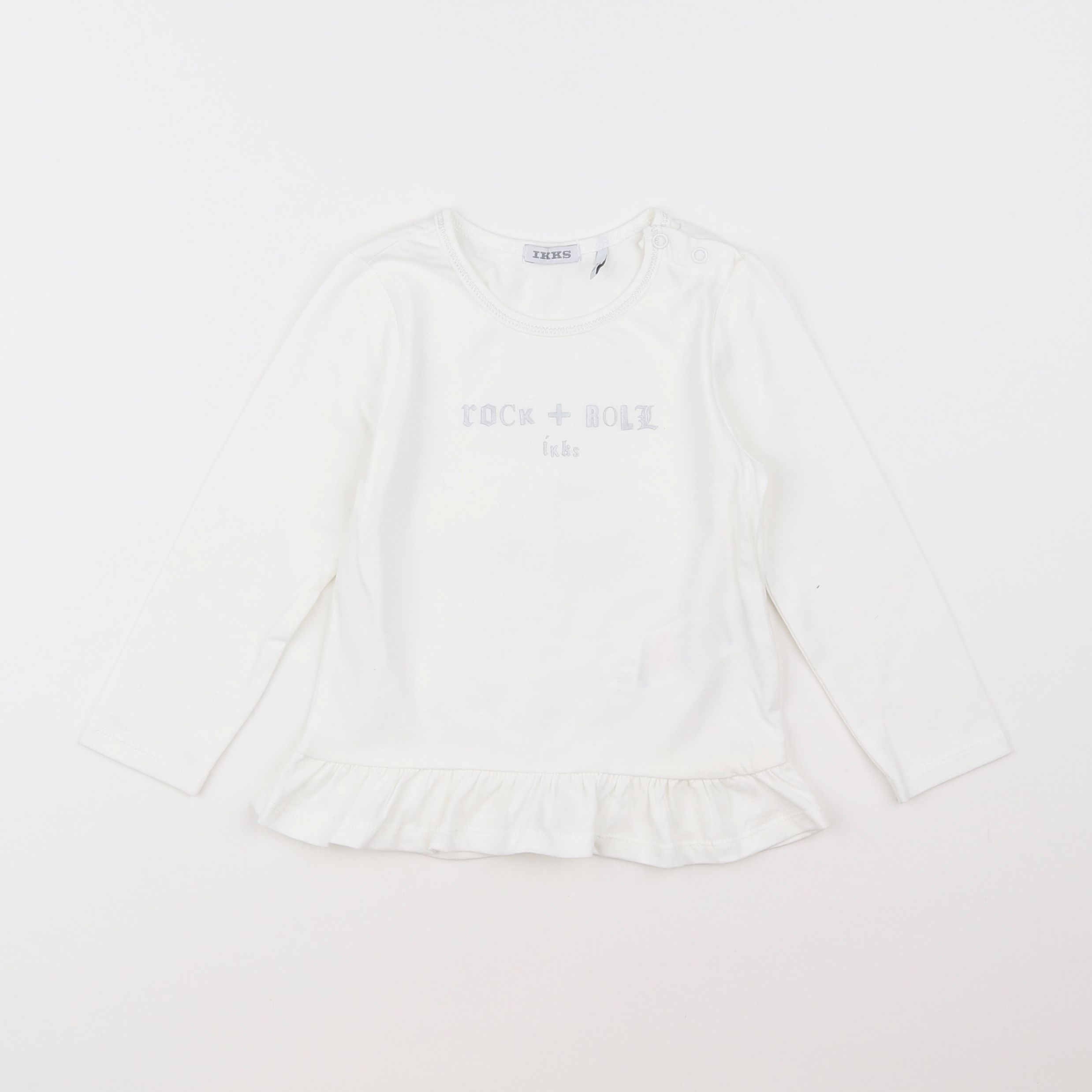 IKKS - tee-shirt blanc - 2 ans