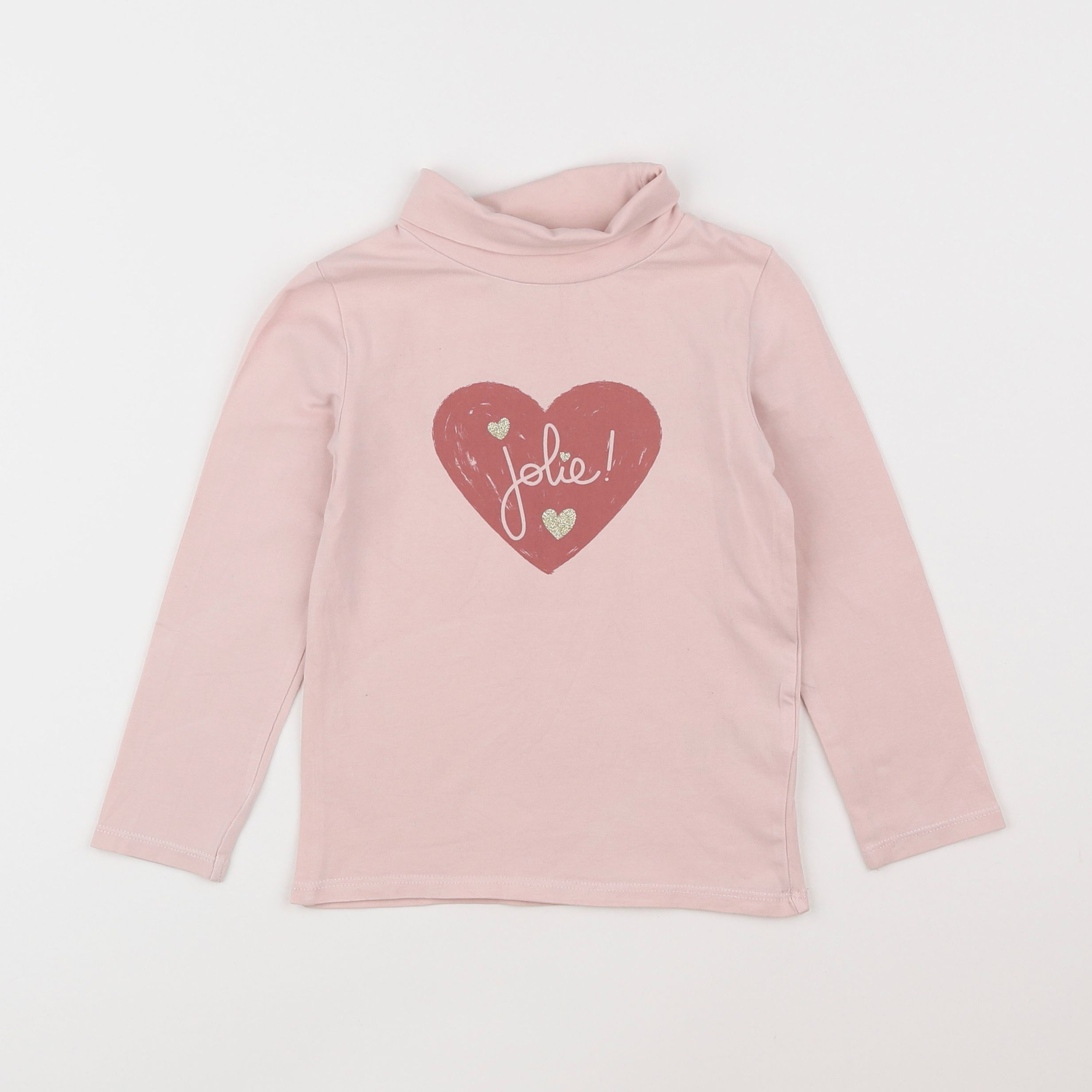 Vertbaudet - sous-pull rose - 4 ans