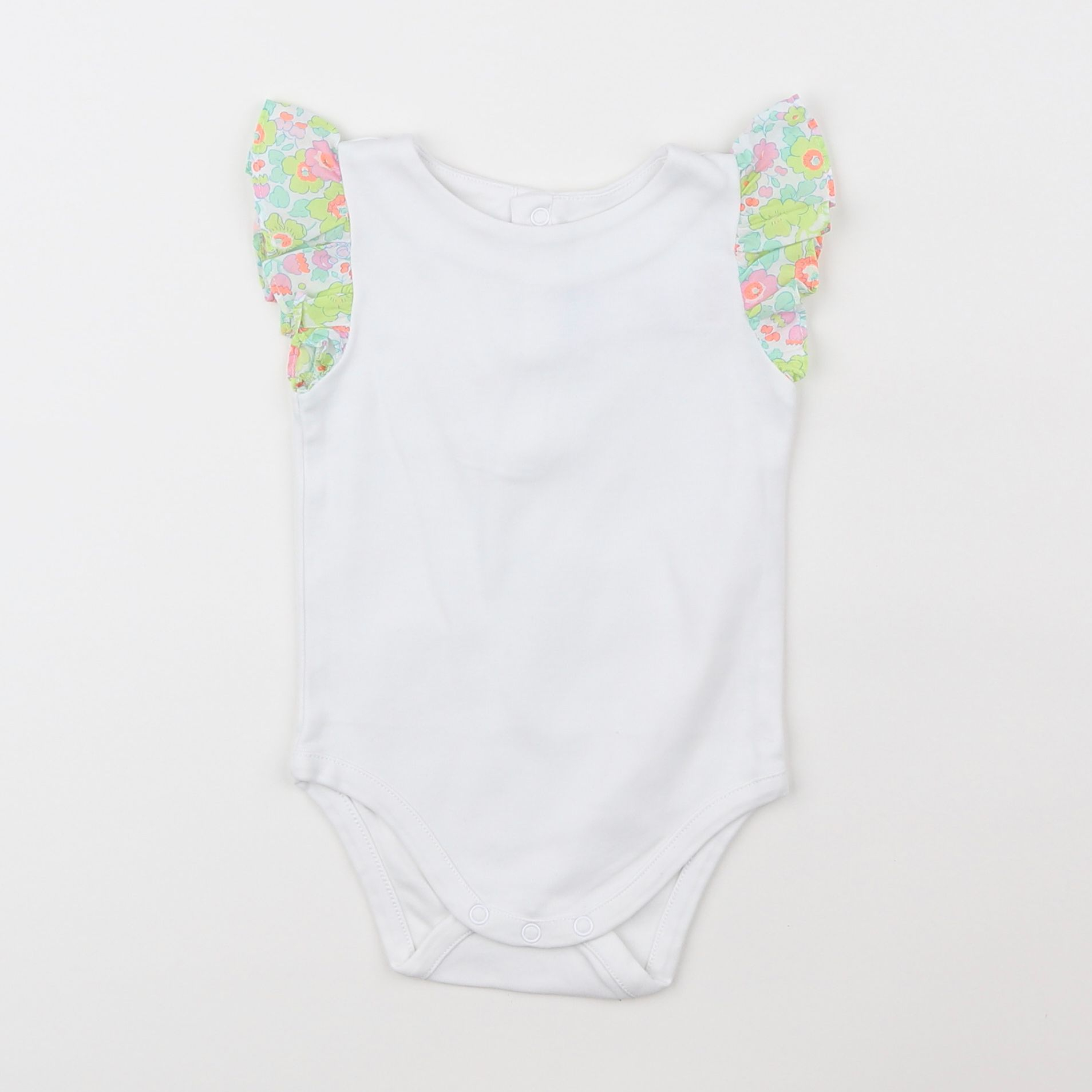 Jacadi - body blanc, multicolore - 12 mois