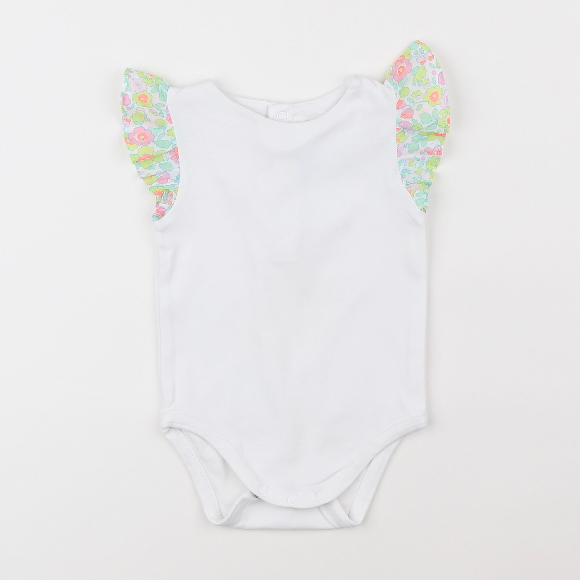 Jacadi - body blanc, multicolore - 12 mois