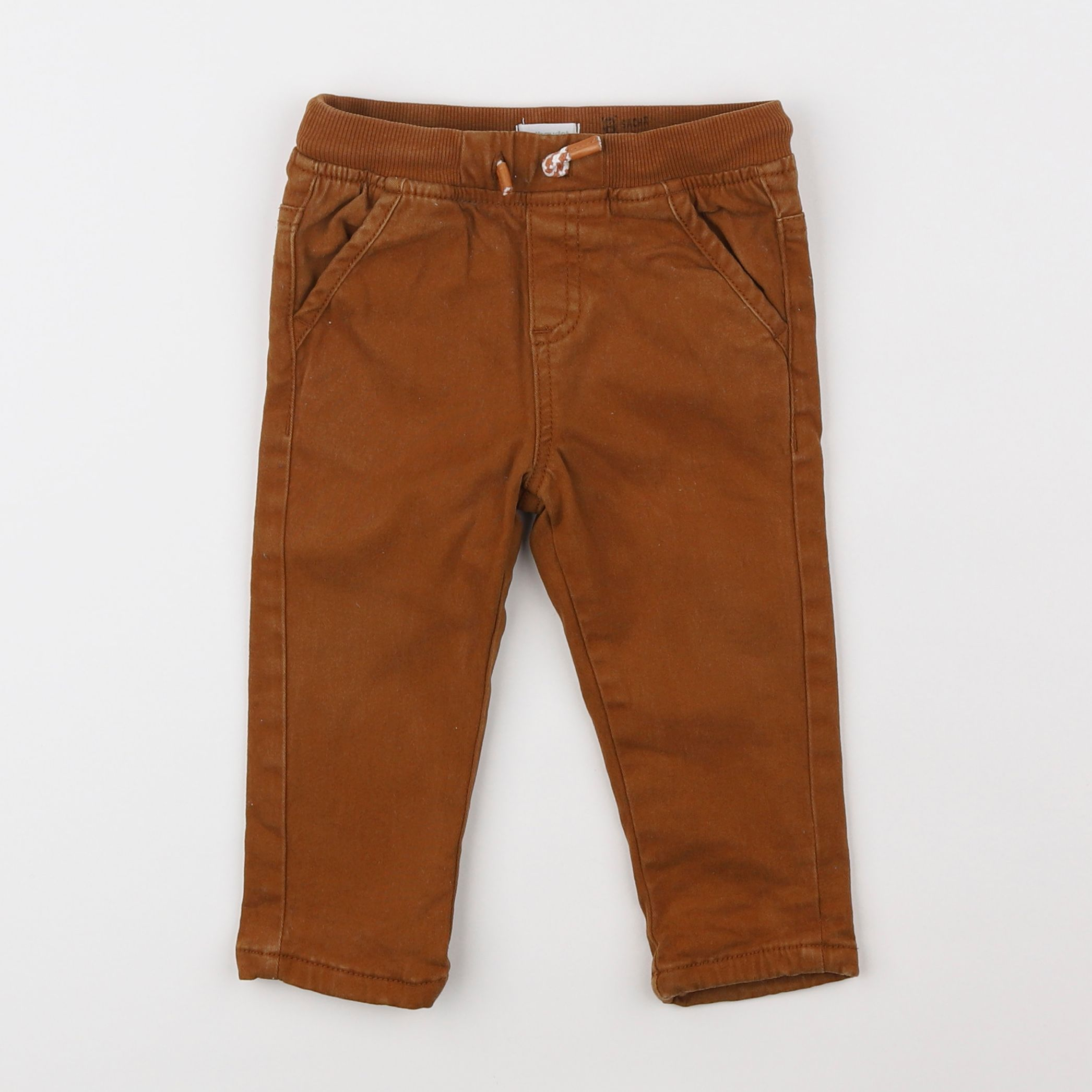 Vertbaudet - pantalon marron - 18 mois