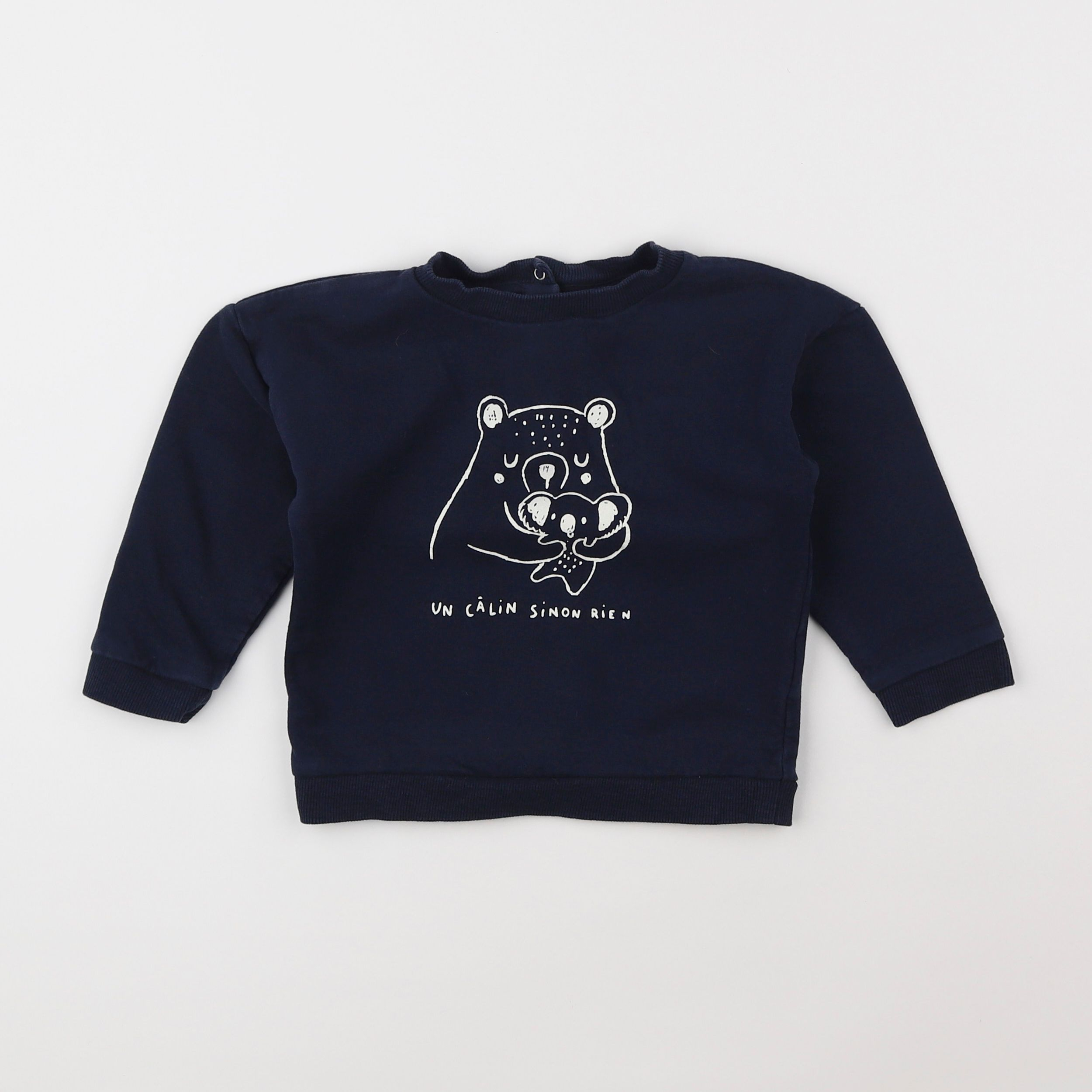 Vertbaudet - sweat bleu - 3 ans