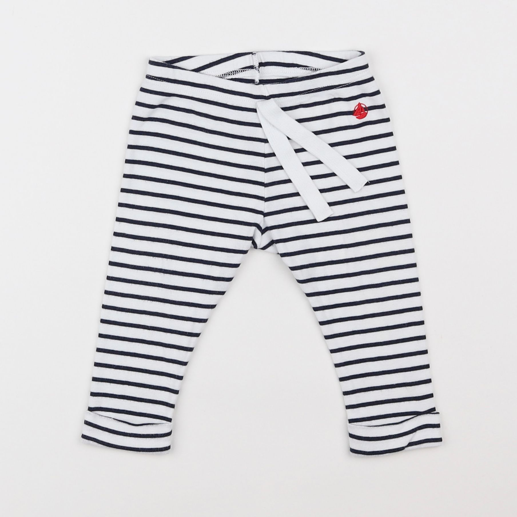 Petit Bateau - legging blanc - 6 mois