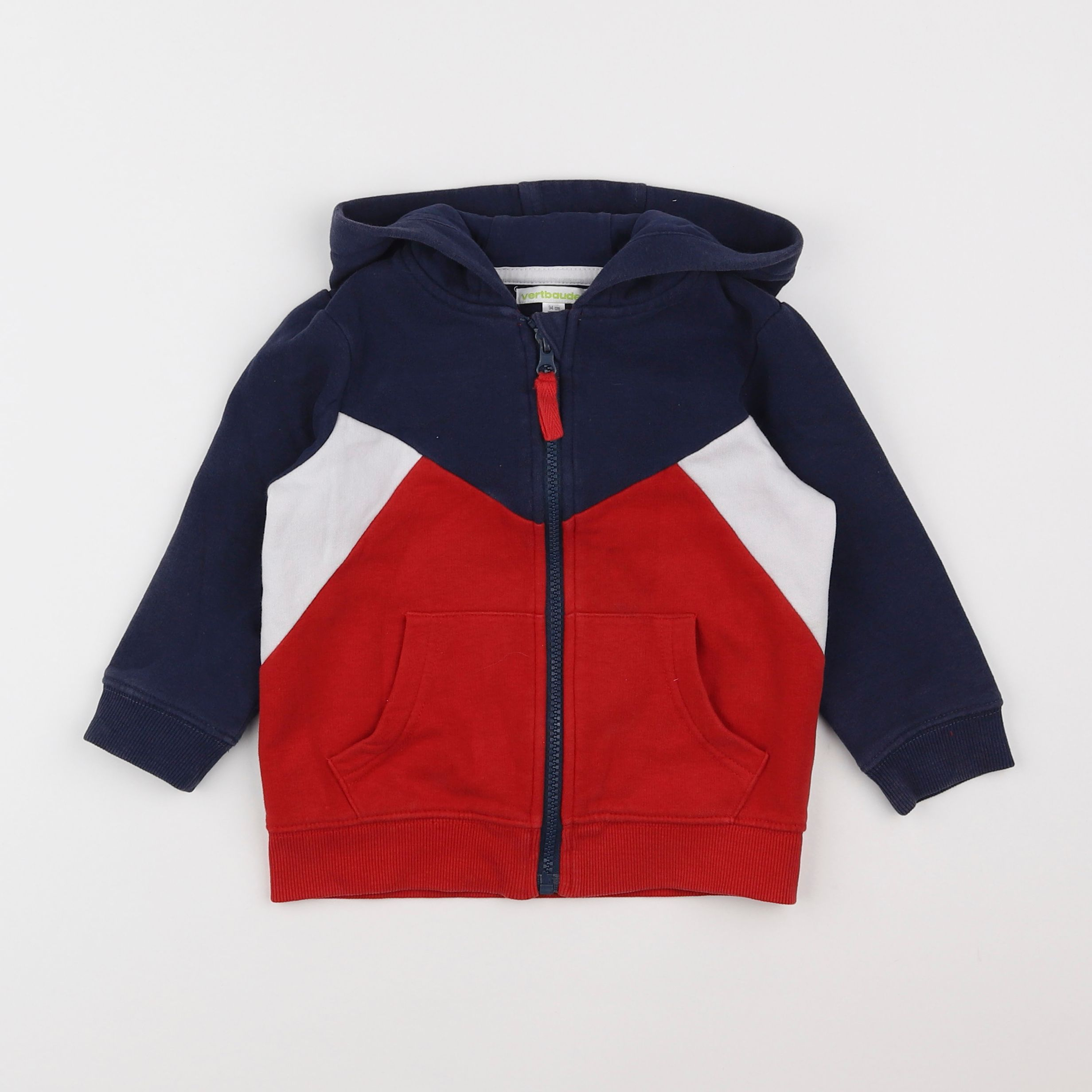 Vertbaudet - sweat bleu - 3 ans