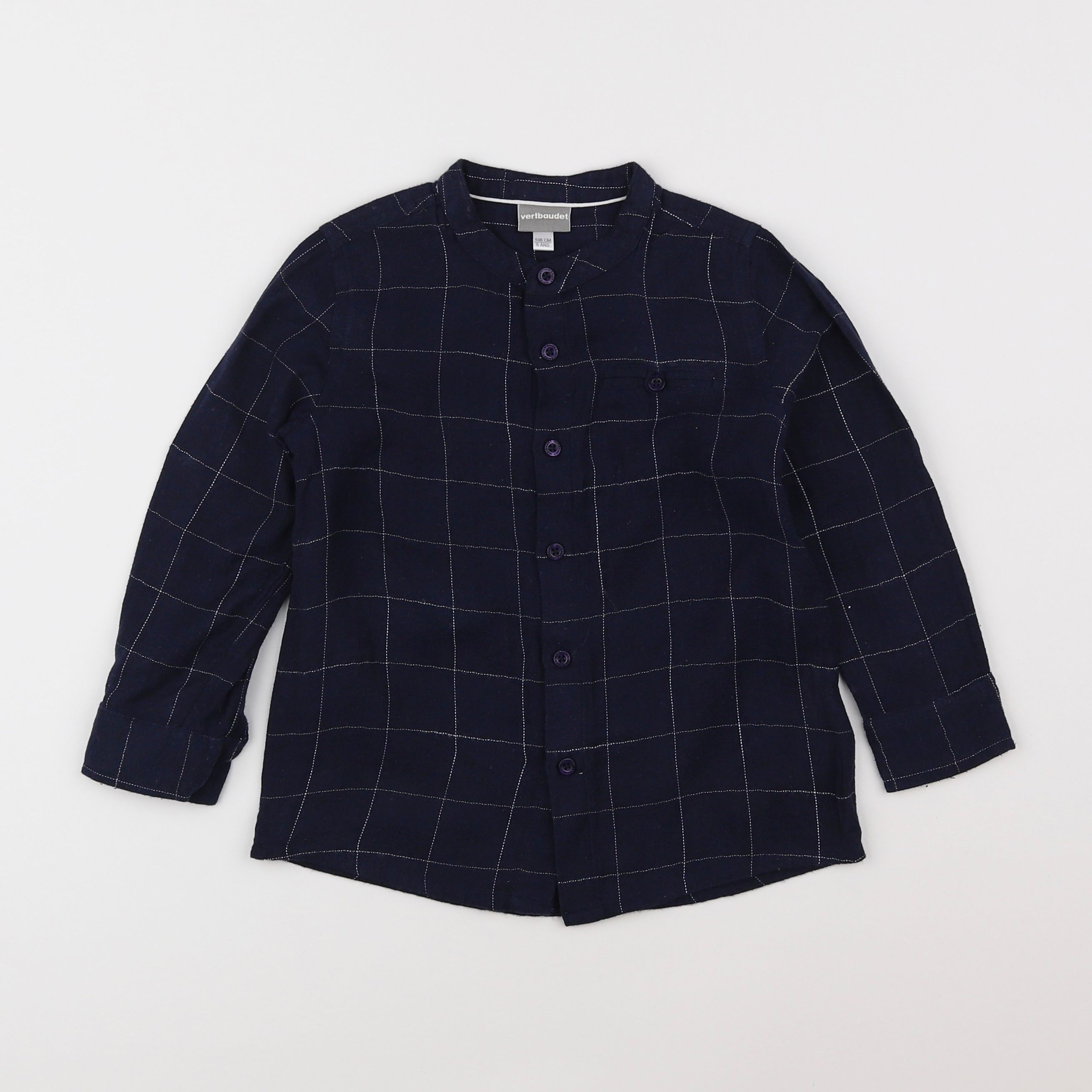 Vertbaudet - chemise bleu - 5 ans