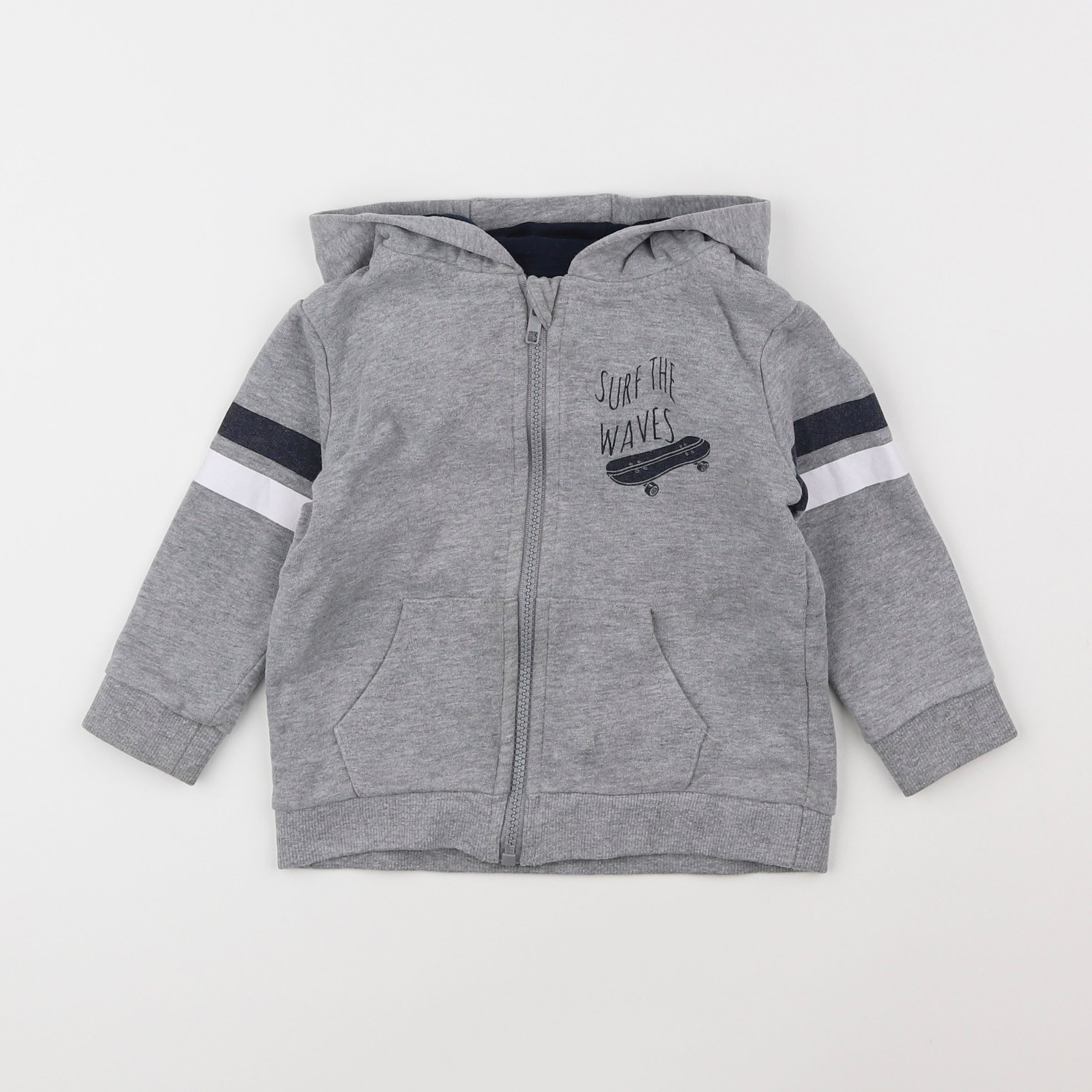 Vertbaudet - sweat gris - 3 ans