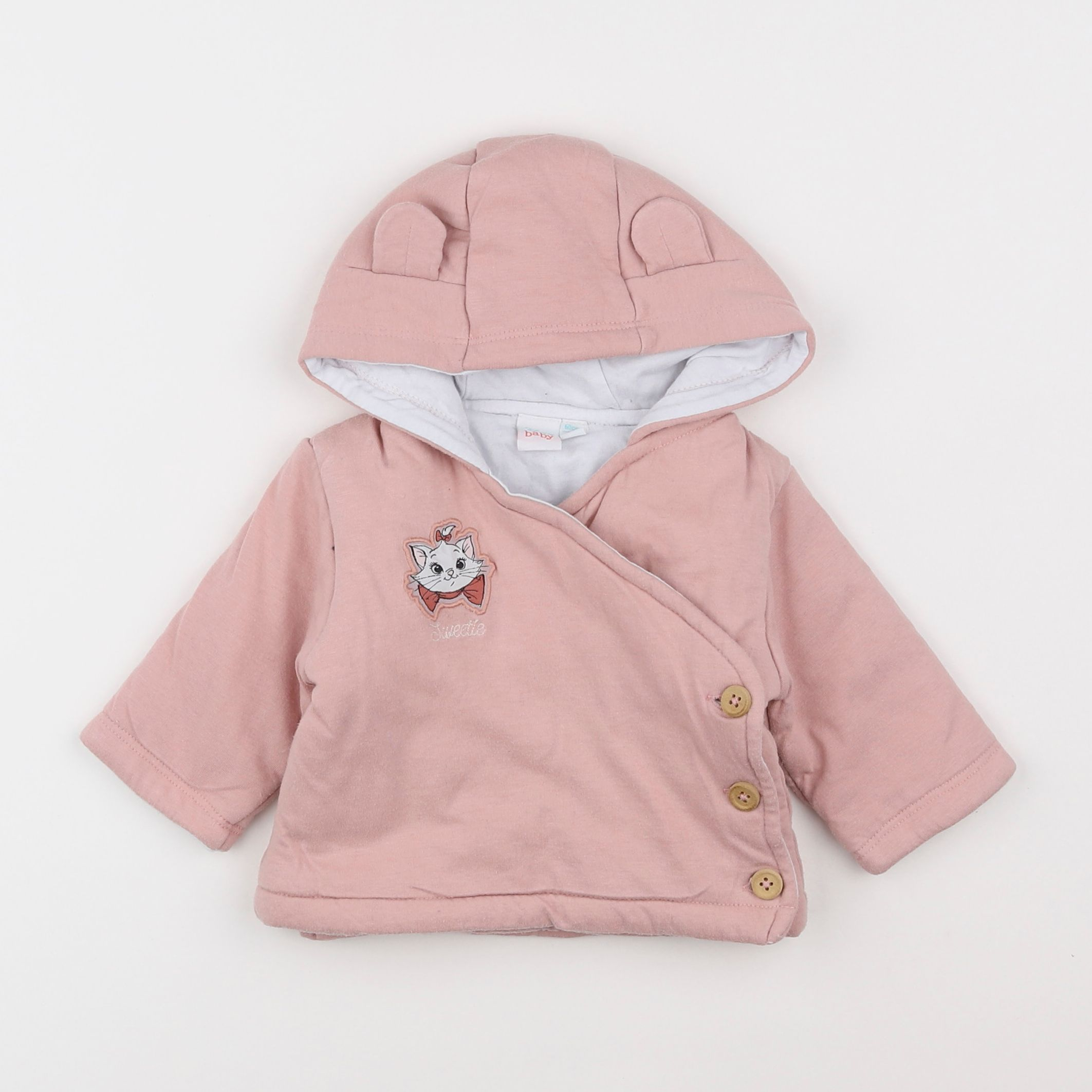 Vertbaudet - veste rose - 3 mois