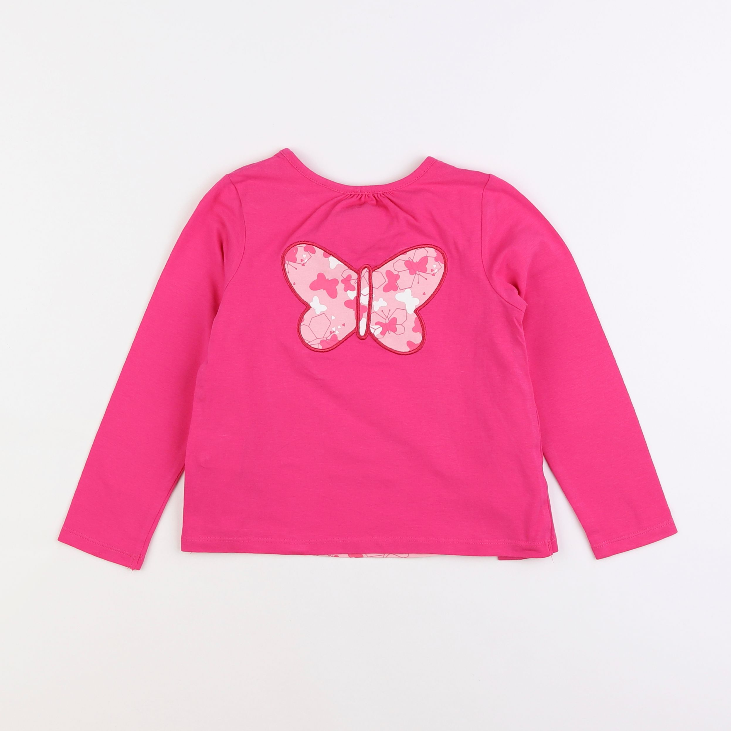 Vertbaudet - tee-shirt rose - 5 ans