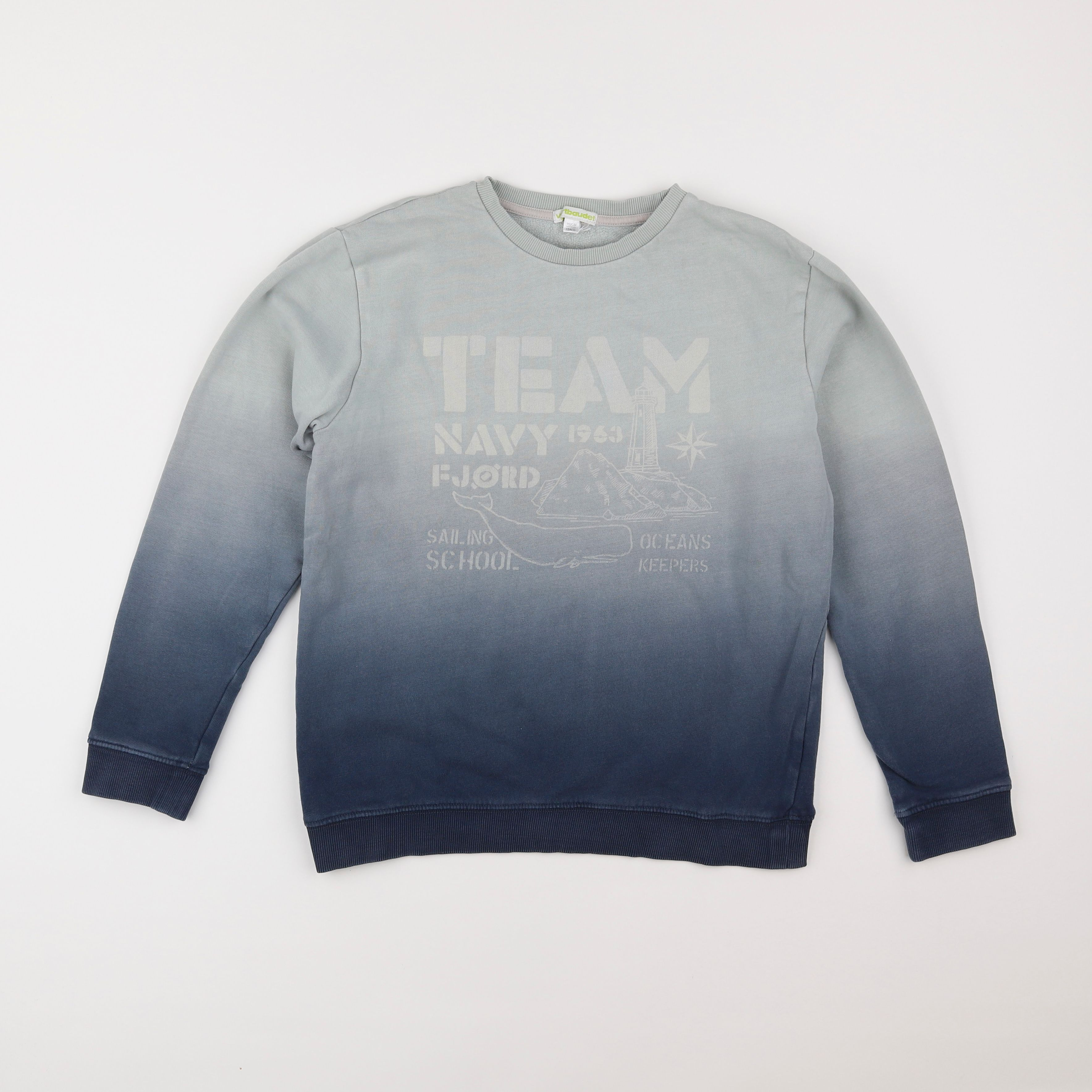 Vertbaudet - sweat bleu - 12 ans