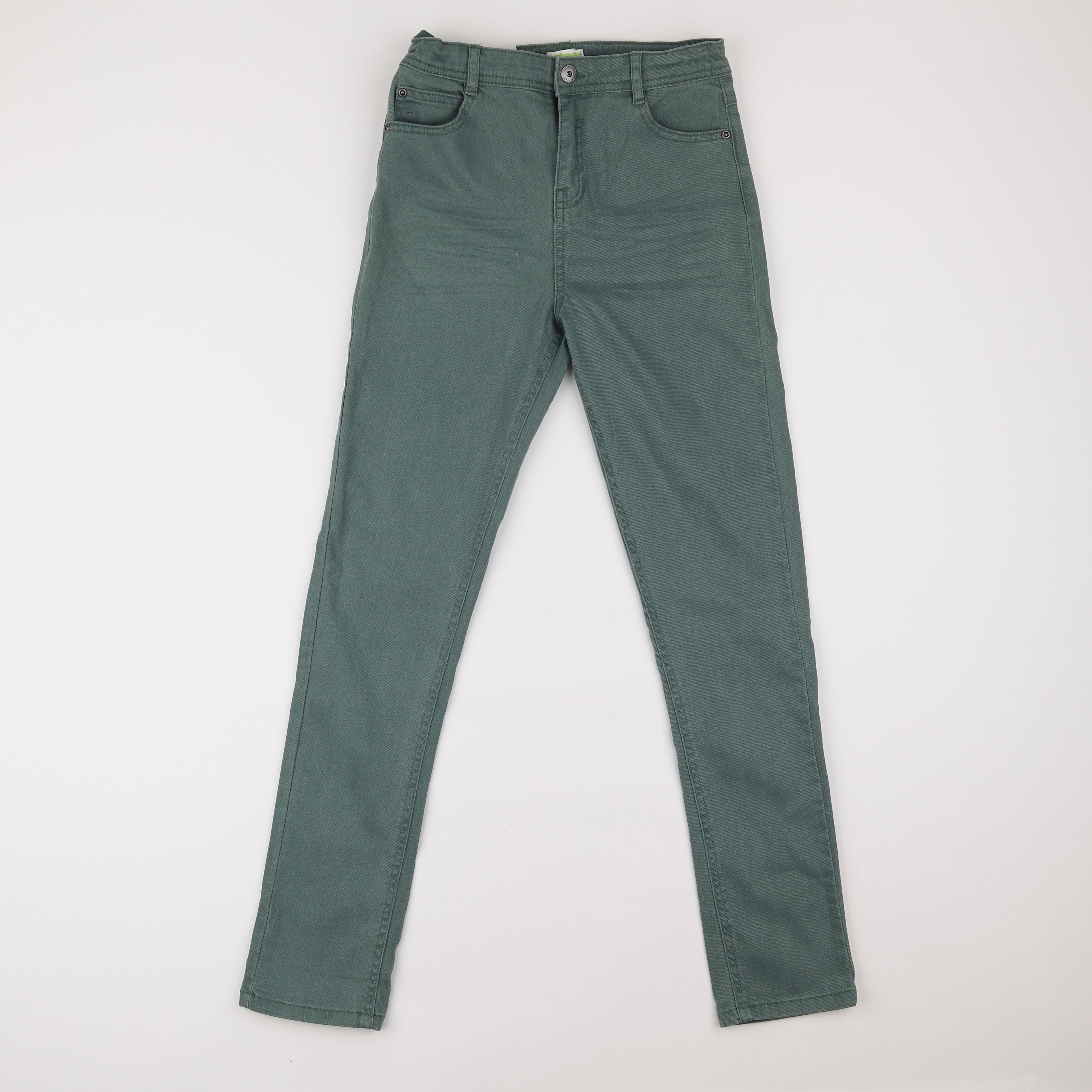 Vertbaudet - pantalon vert - 12 ans