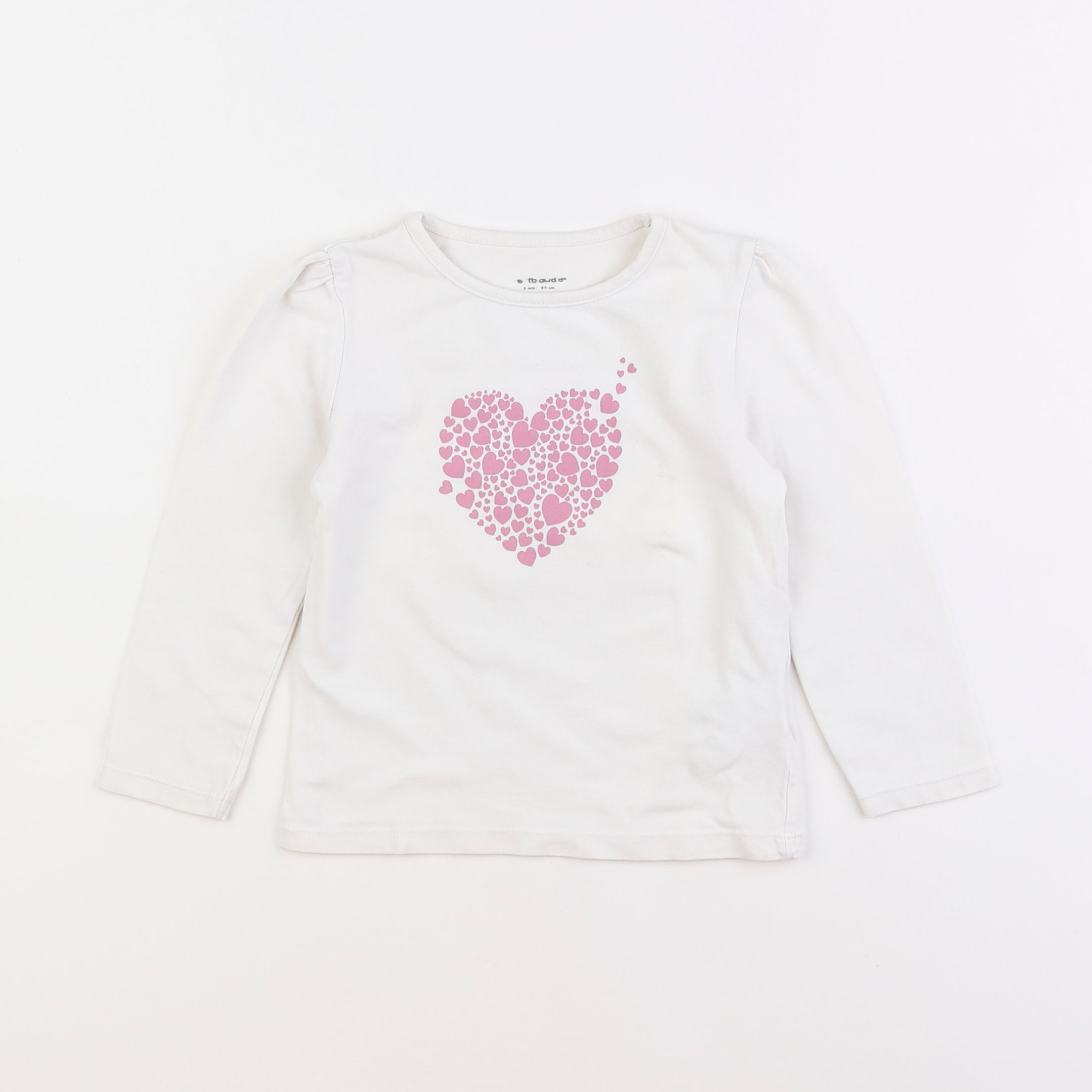 Vertbaudet - tee-shirt blanc - 3 ans